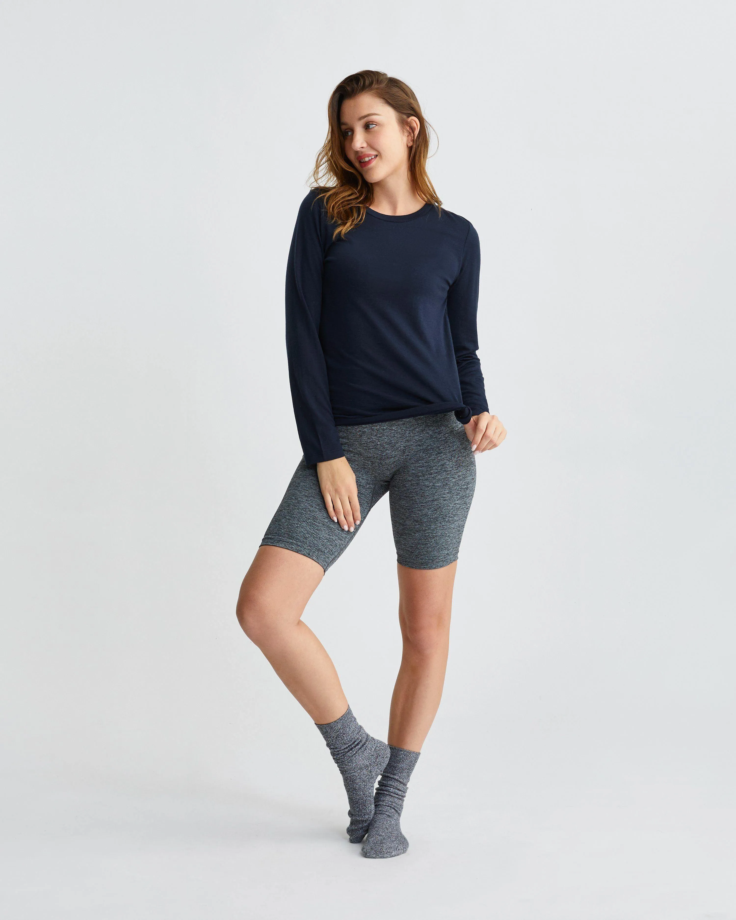 Fuzzy Feel W's Traveler Merino LS Tee