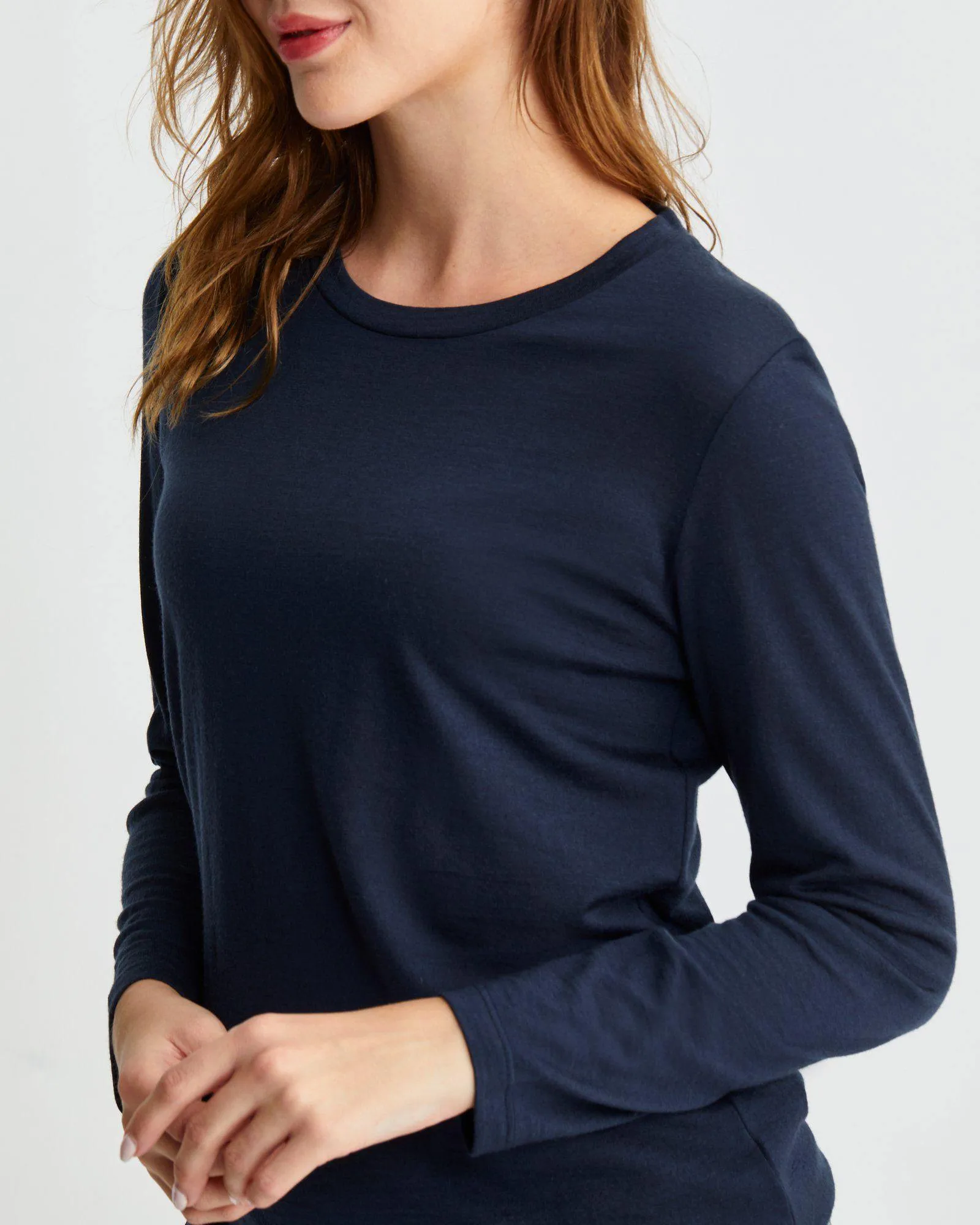 Fuzzy Feel W's Traveler Merino LS Tee