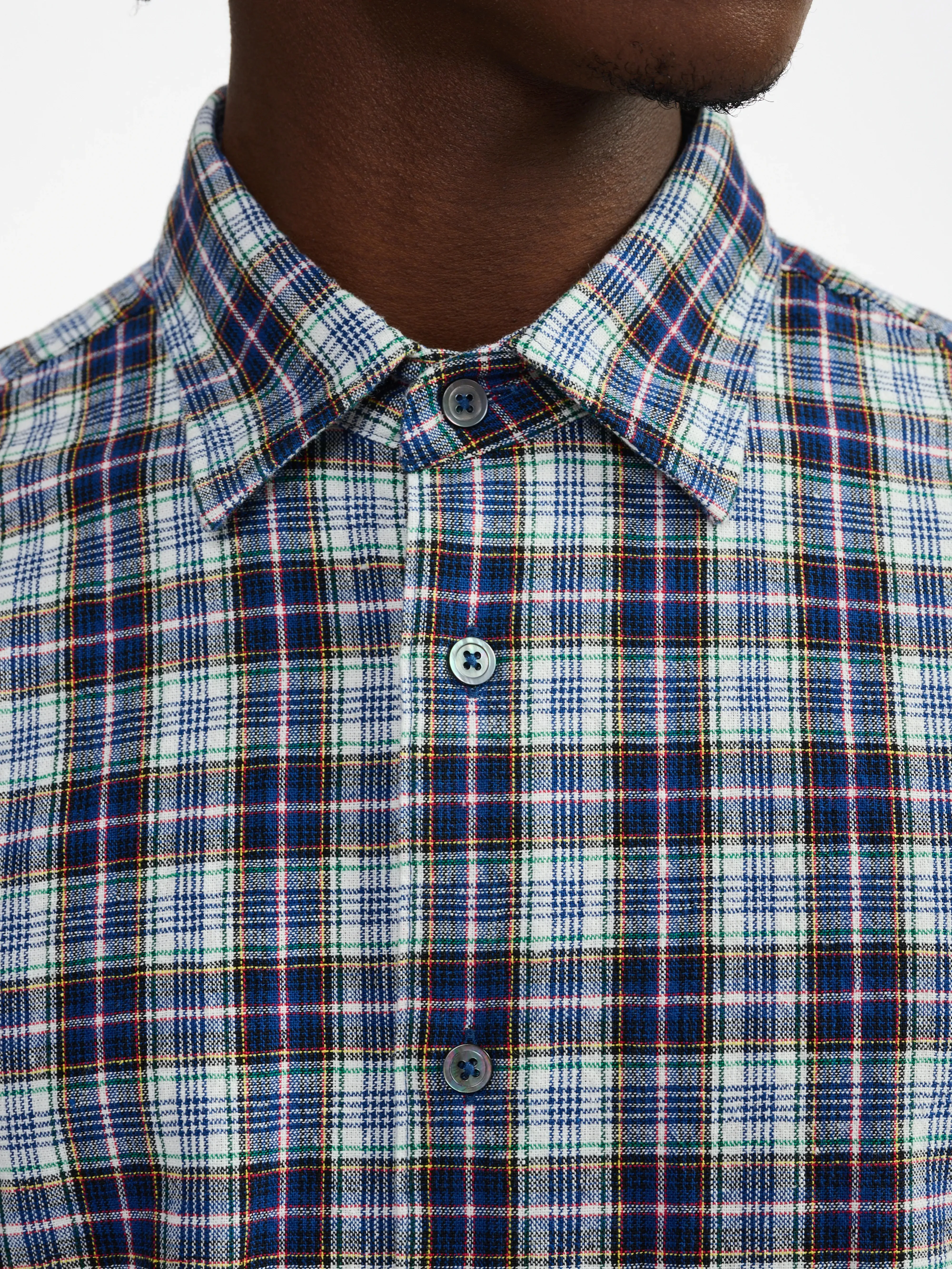 gabe shirt (241 / M / CHECK B) Airy Feel