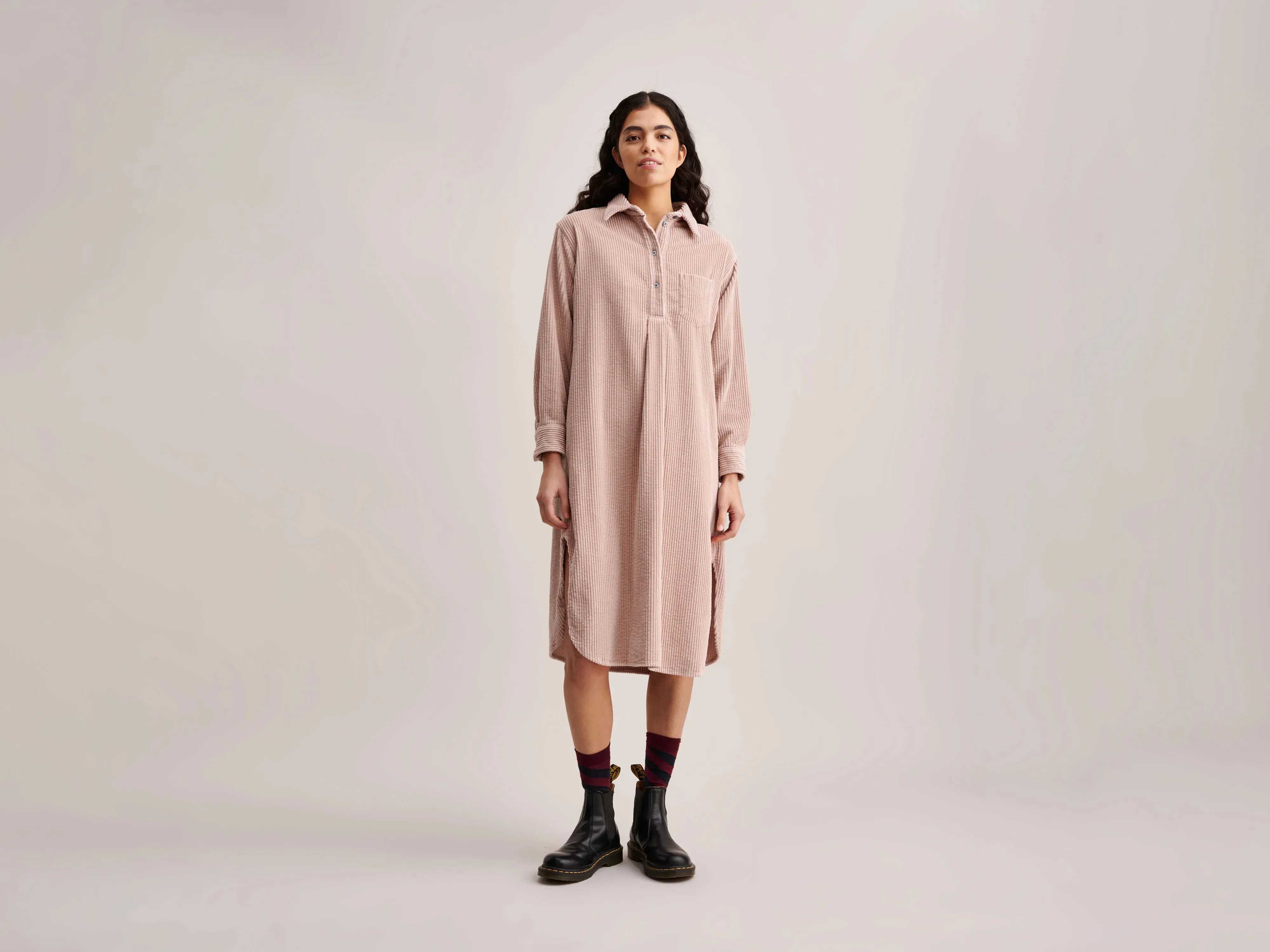 Gaby Dress (232 / W / NACRE) Elegant holiday wear