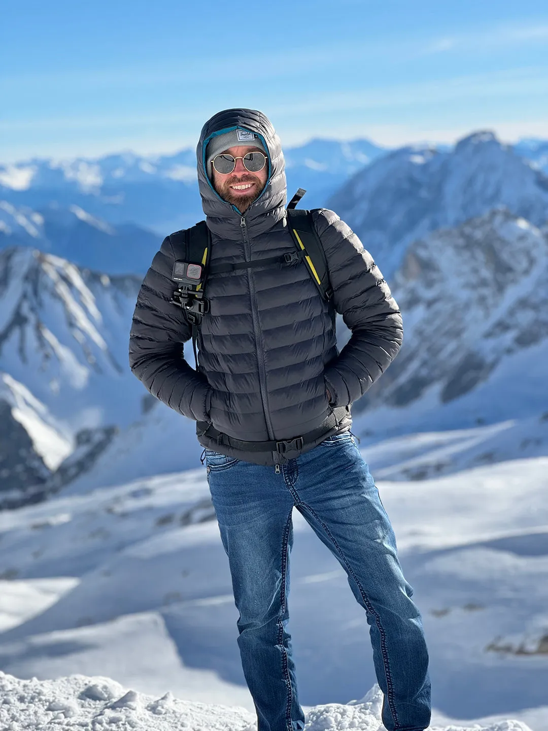 Gathered waist Men's Gale ACT Puffer Hoodie