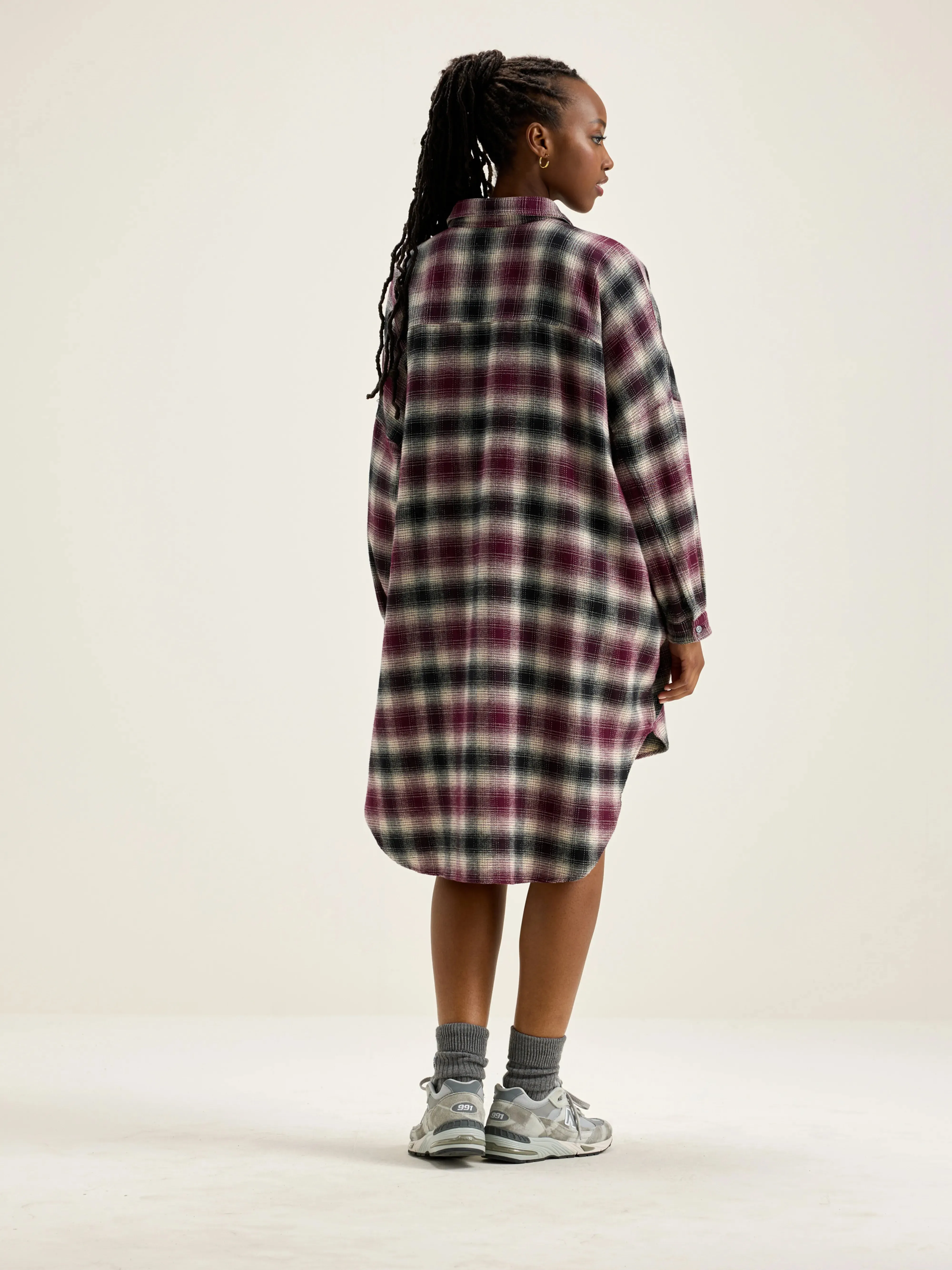 Genk shirt dress (242 / W / CHECK O) Bright Sets