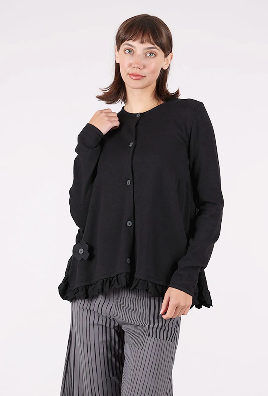 Gilet en Voile, Black Soft Piece Warm Vibe