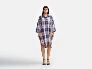 gladys dress (241 / W / CHECK A) Smart Comfort