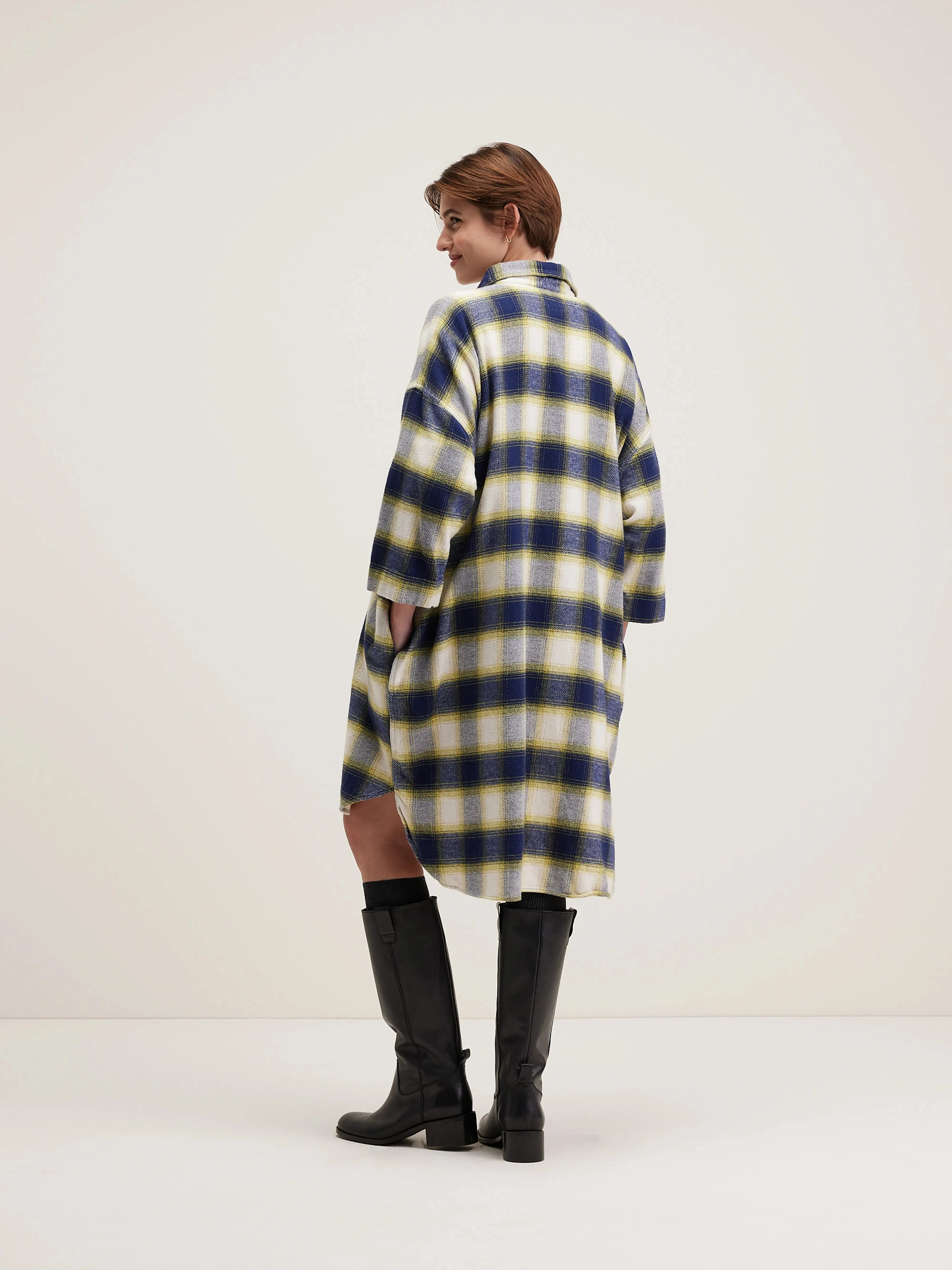 Gladys shirt dress (242 / W / CHECK H) Evening accessories