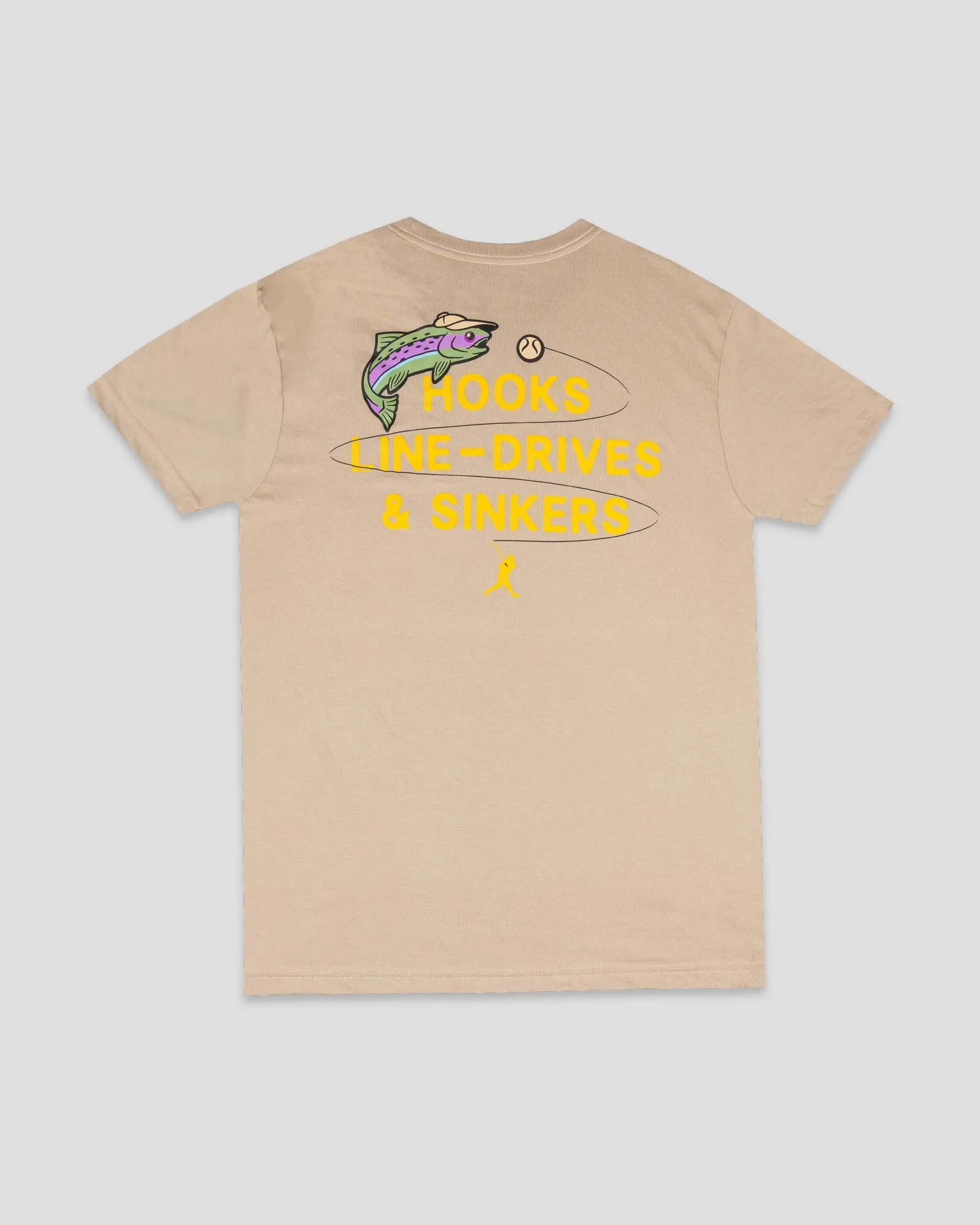 Fishing Club Hooks, Line Drives and Sinkers T-Shirt Gym clothing