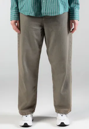 Carhartt WIP - W' Brandon Blue/Leather - Pants Stylish Adult Fashion Professional Wear Artist Vibe