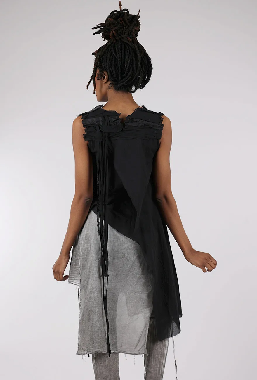 Gobla Patchwork Top, Black User - friendly - approachable