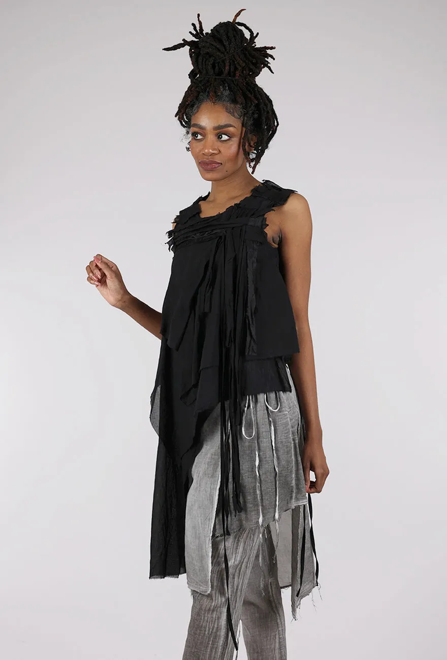 Gobla Patchwork Top, Black User - friendly - approachable