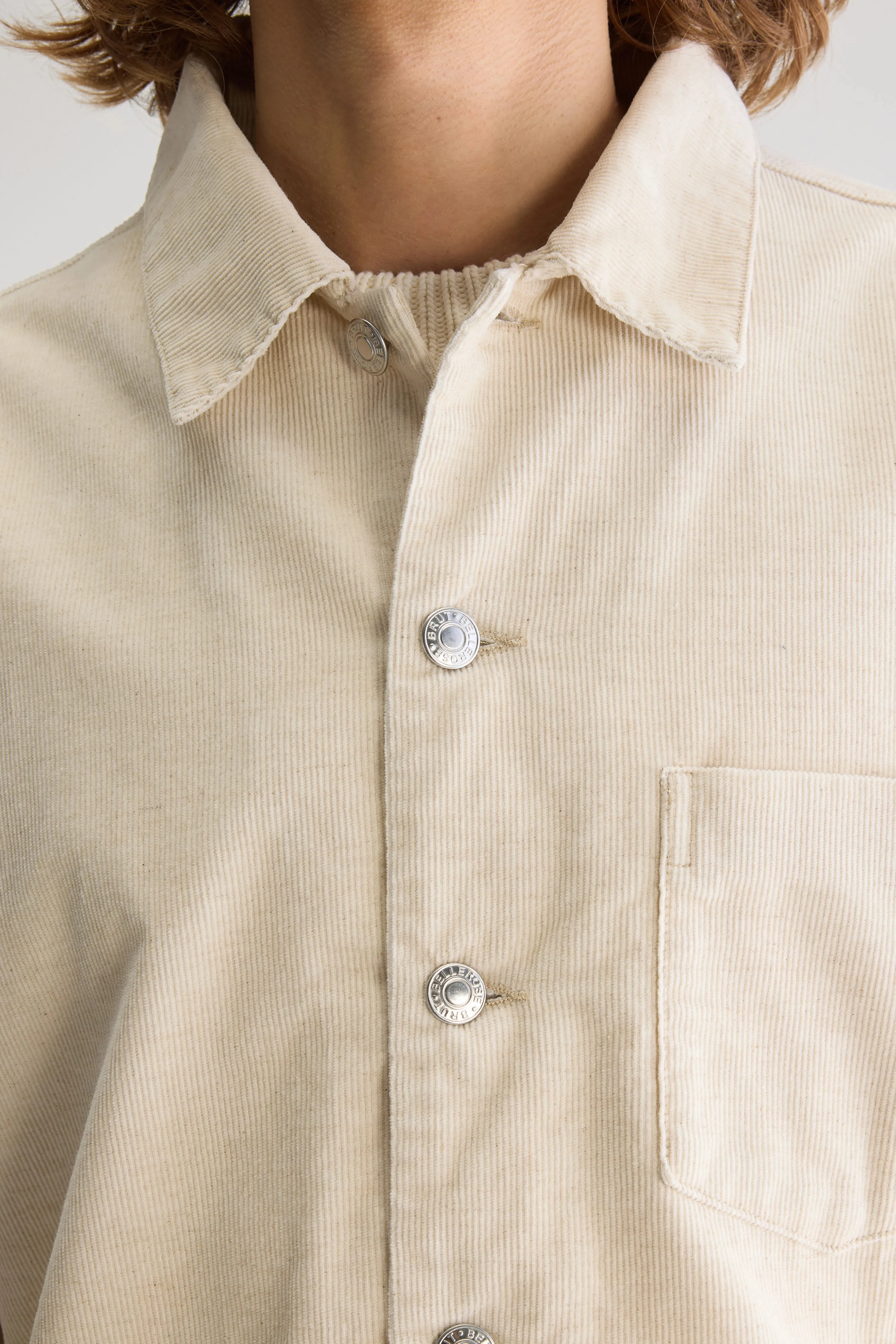 Goney corduroy overshirt (251 / M / CALCAIRE) Functional Fashion