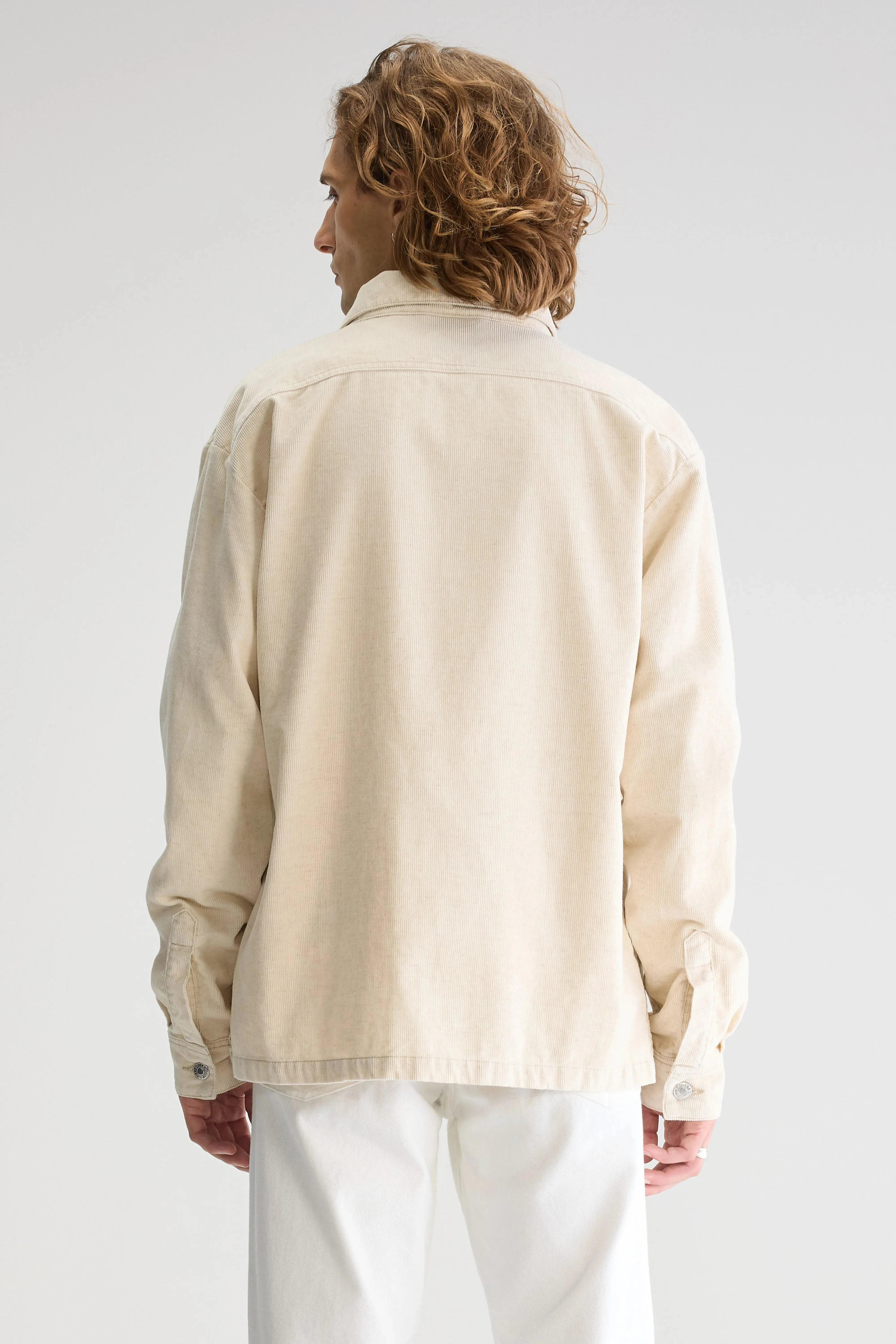 Goney corduroy overshirt (251 / M / CALCAIRE) Functional Fashion