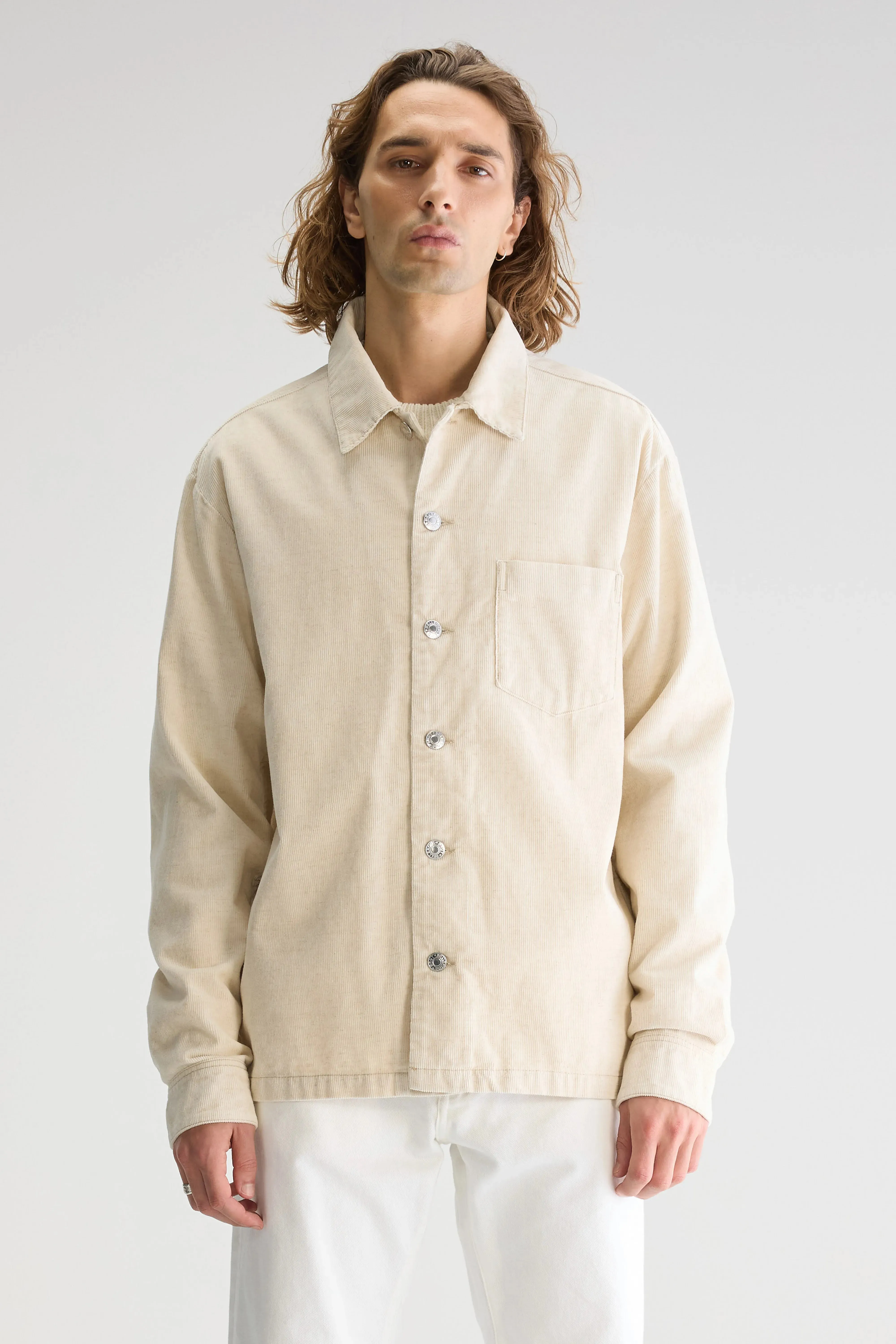 Goney corduroy overshirt (251 / M / CALCAIRE) Functional Fashion