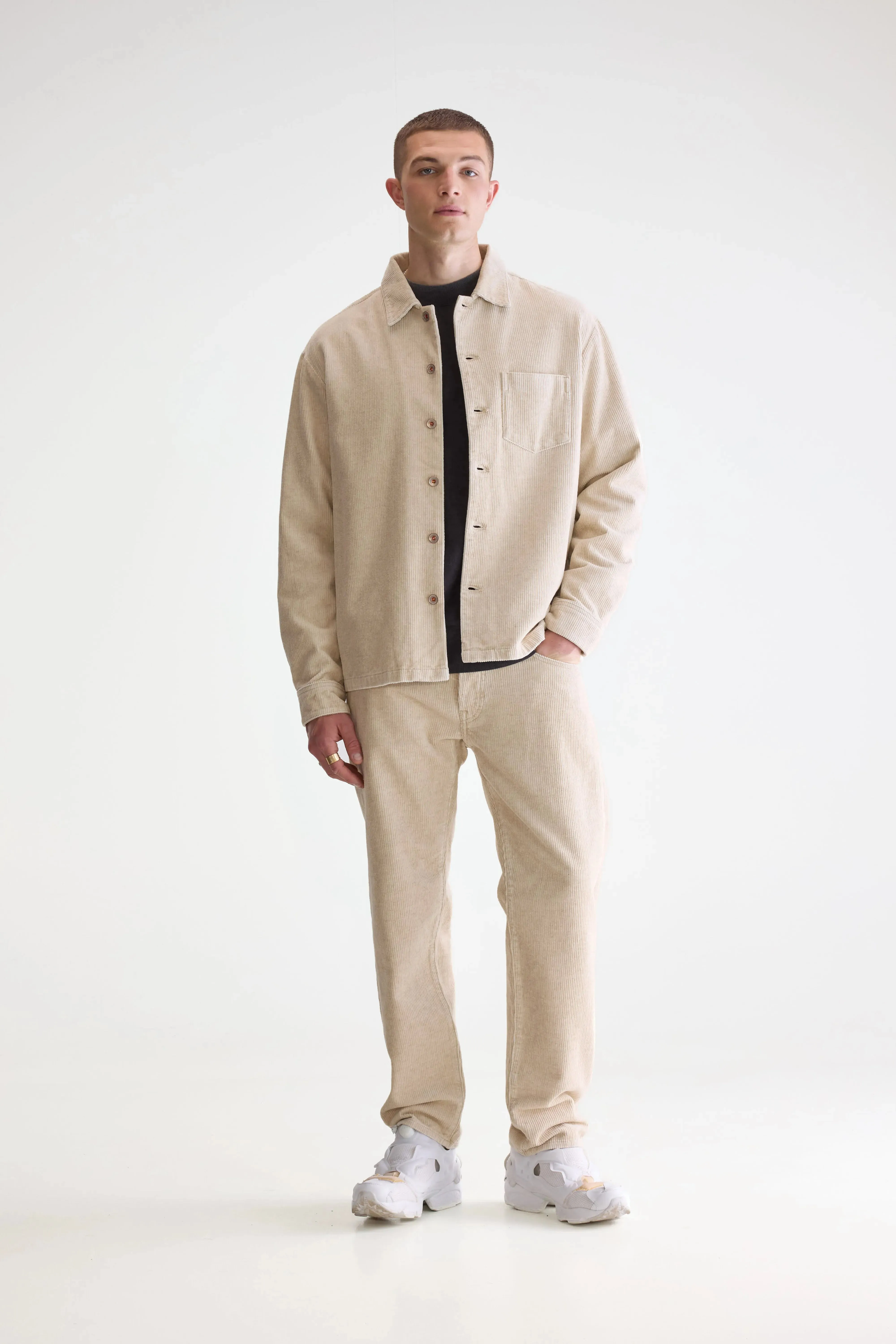 Goney corduroy overshirt (252 / M / CALCAIRE) Heat Retention