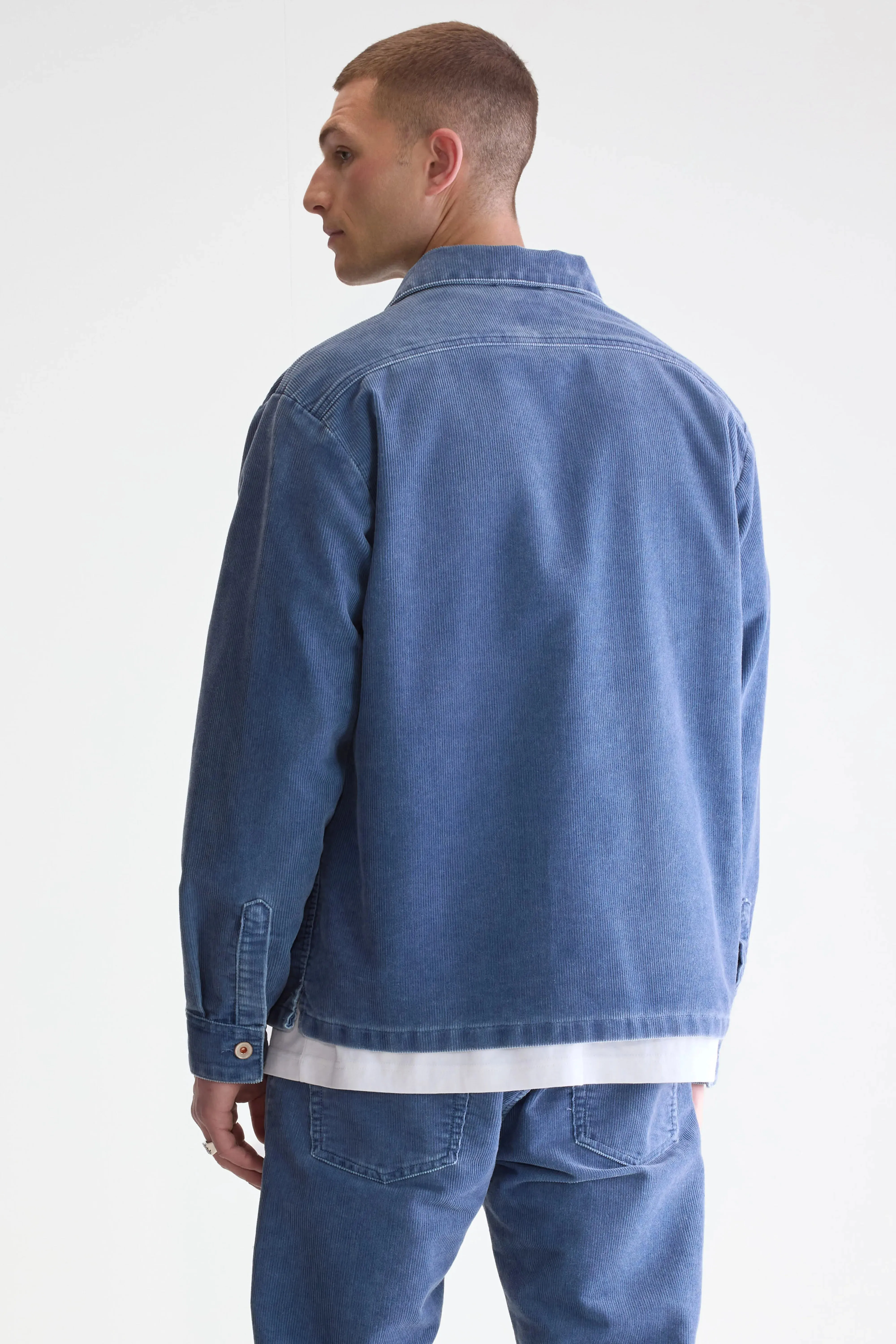 Goney corduroy overshirt (252 / M / CRYSTAL) Balanced Warmth