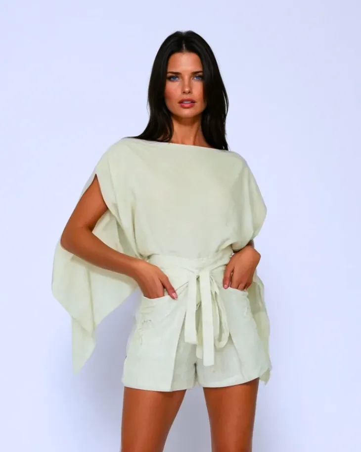 Good for Jet Skiing Palm Pocket Short - Linen