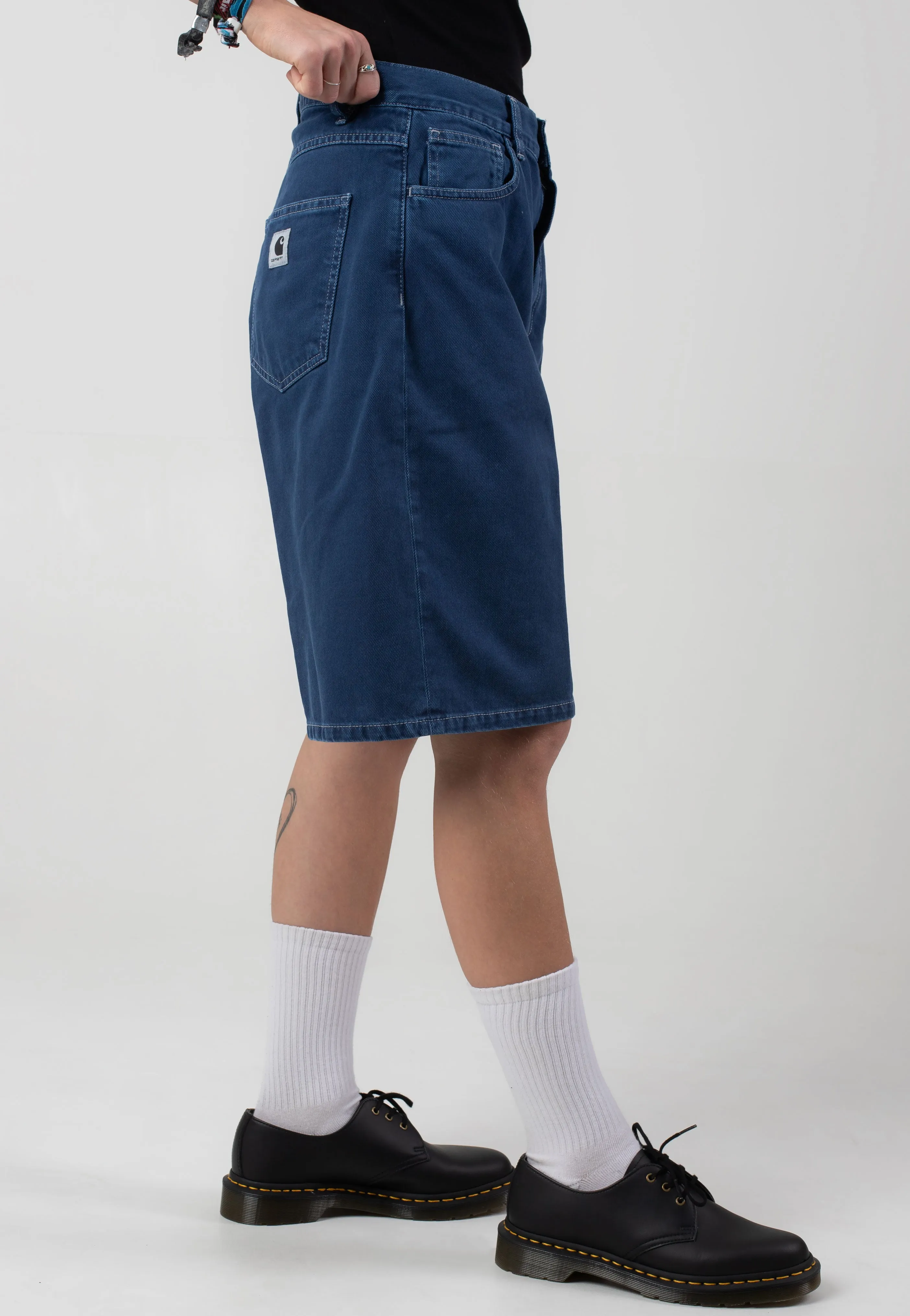 Good Quality Carhartt WIP - W' Brandon Stone Dyed Ink - Shorts