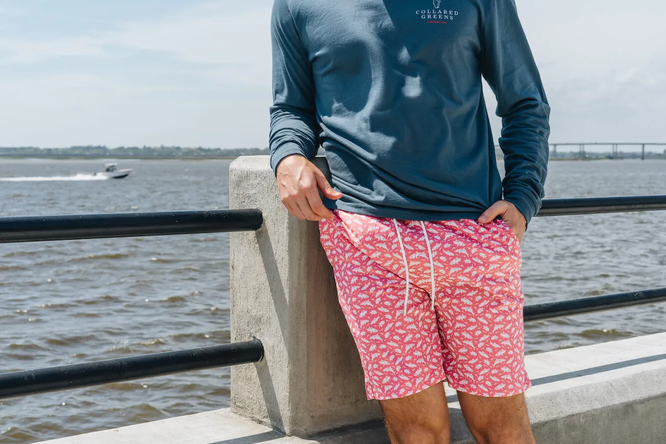 Good stretch Grand Slam: Swim Trunks - Coral
