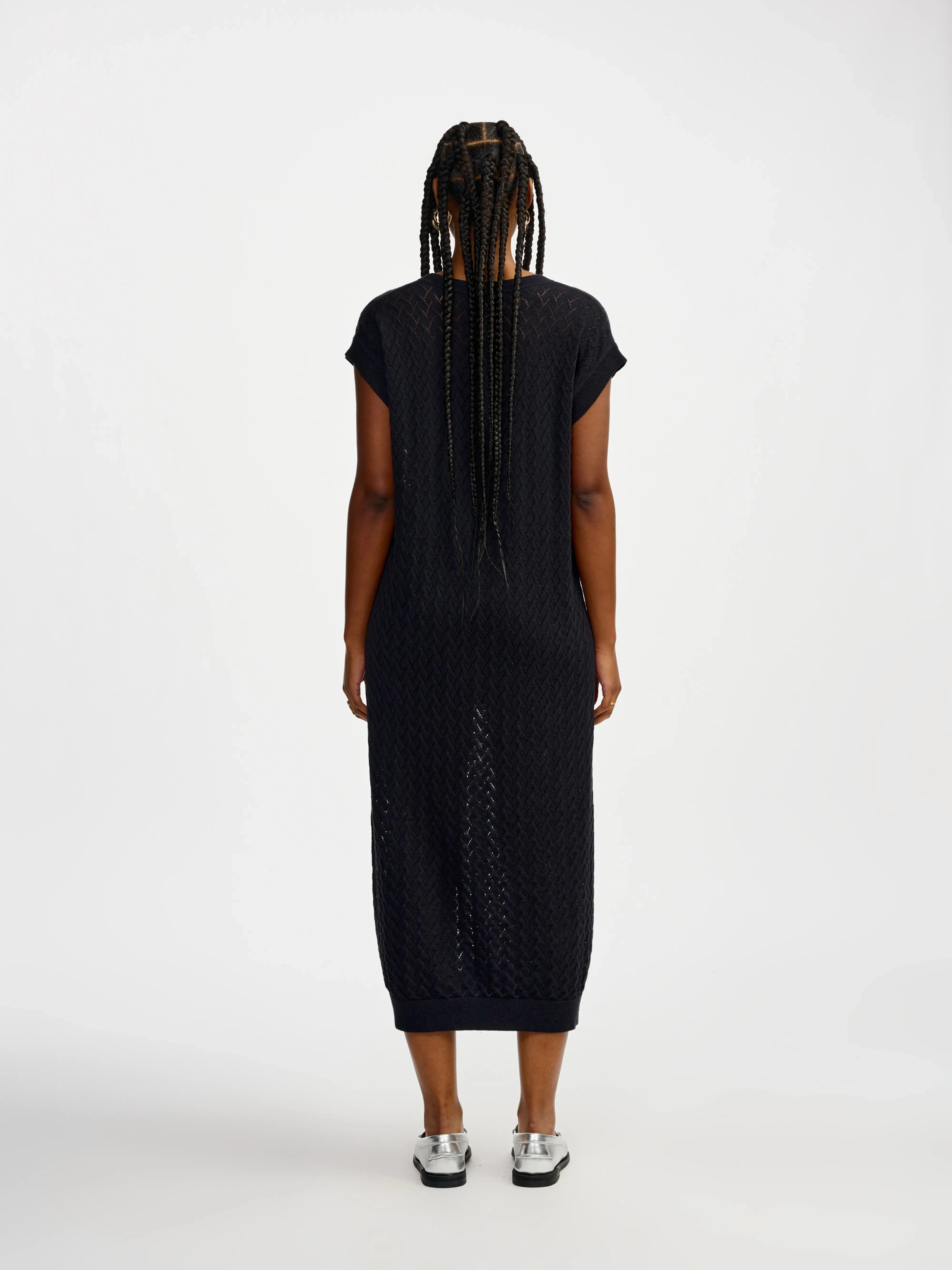 gopmi dress (241 / W / OFF BLACK) Smooth Fabrics