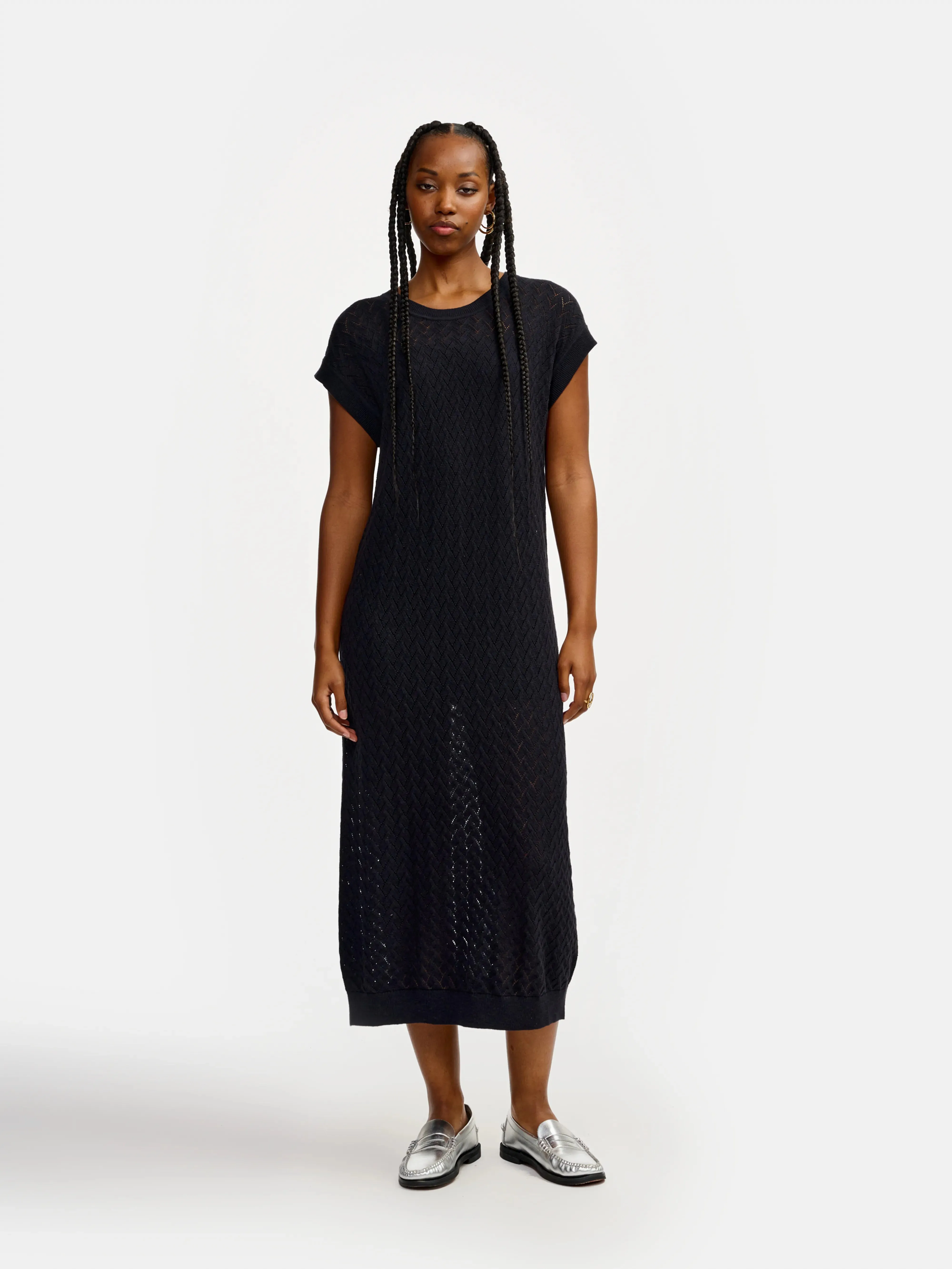 gopmi dress (241 / W / OFF BLACK) Smooth Fabrics