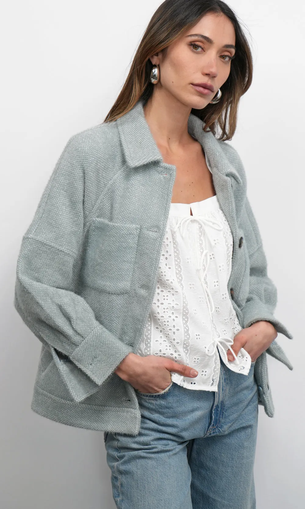 Gracey Cozy Shacket Layer Ready