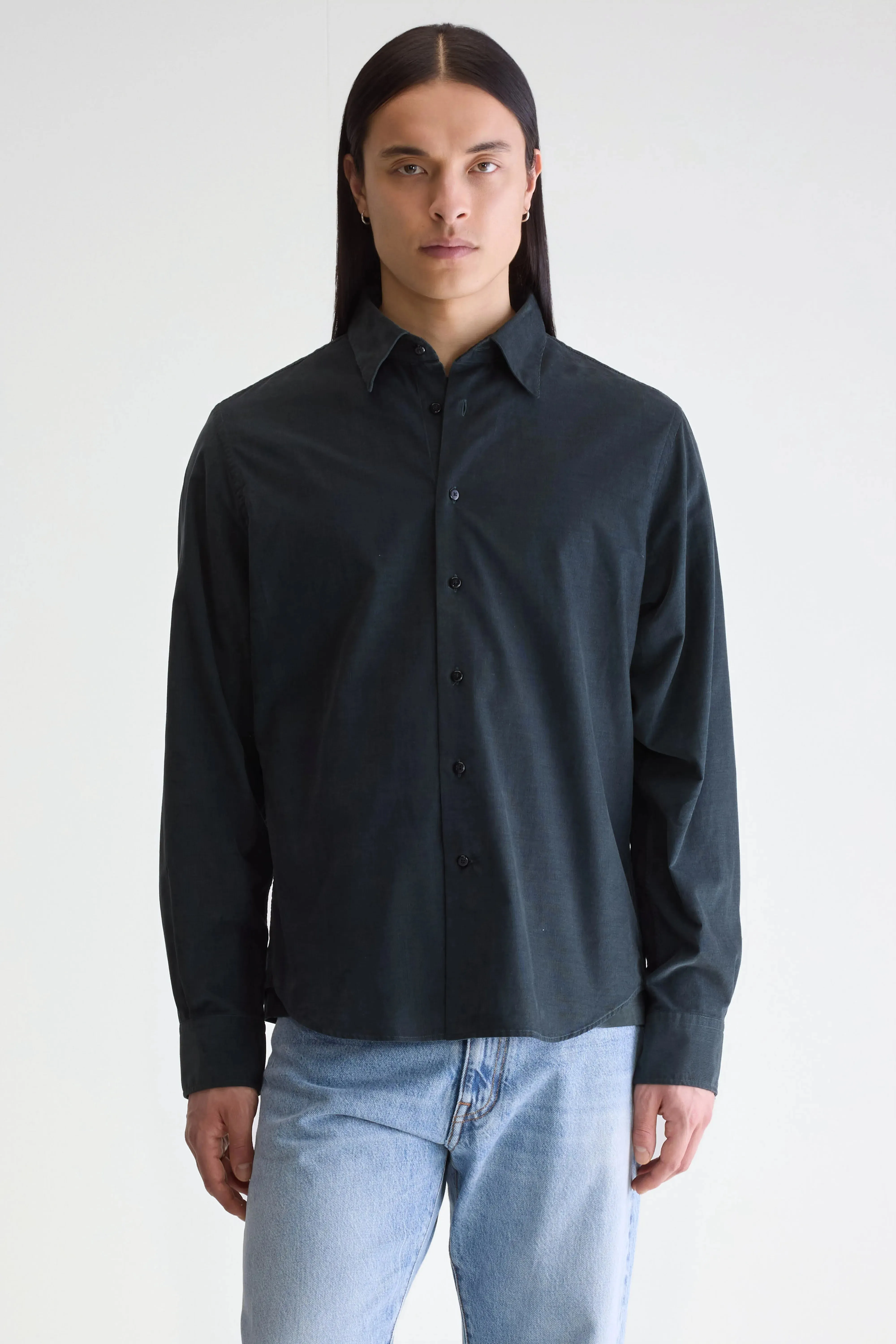Gradient Look Franklin regular shirt (252 / M / PIRATE)