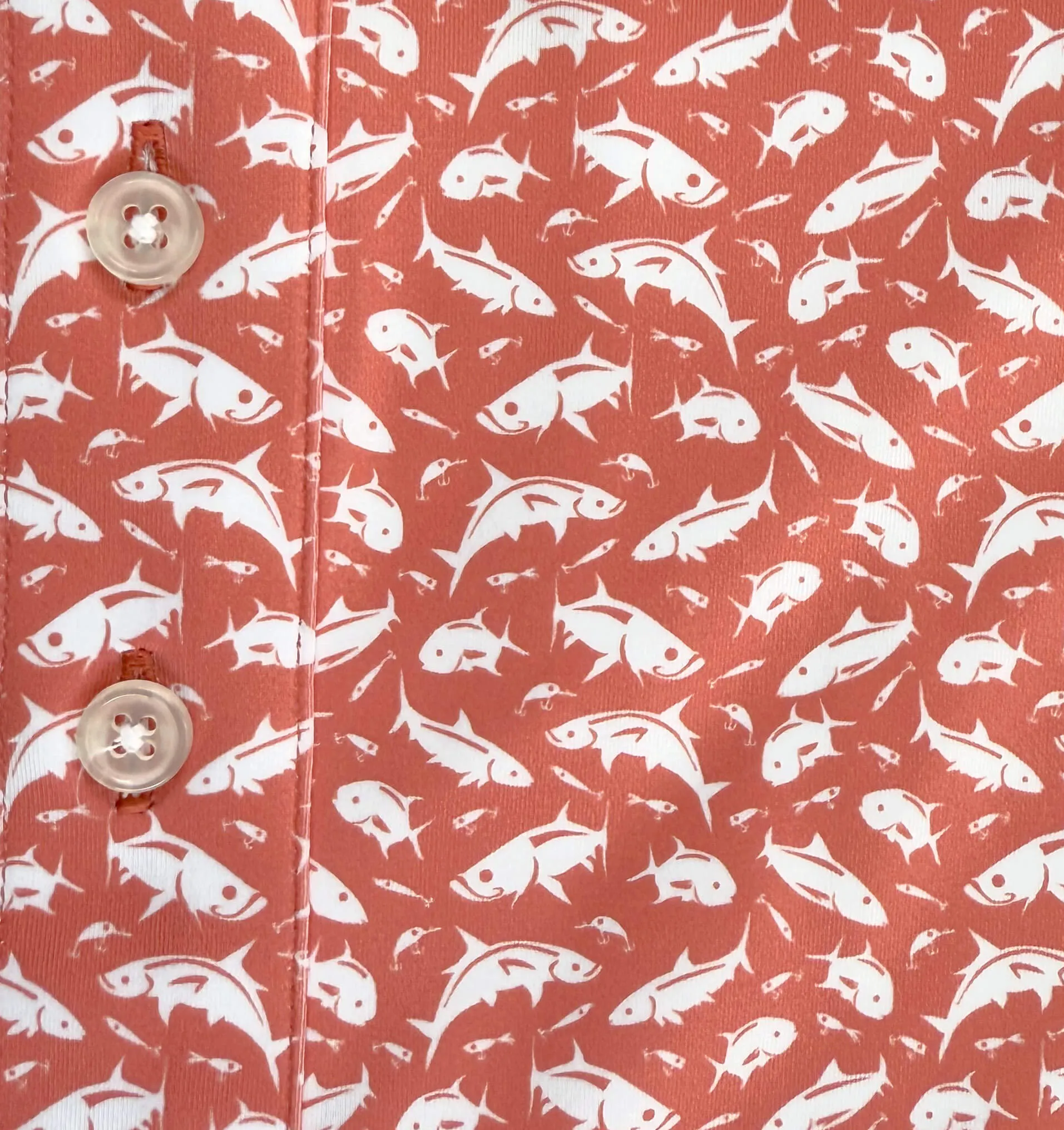 Grand Slam: Upcycled Club Polo - Coral Cool Touch