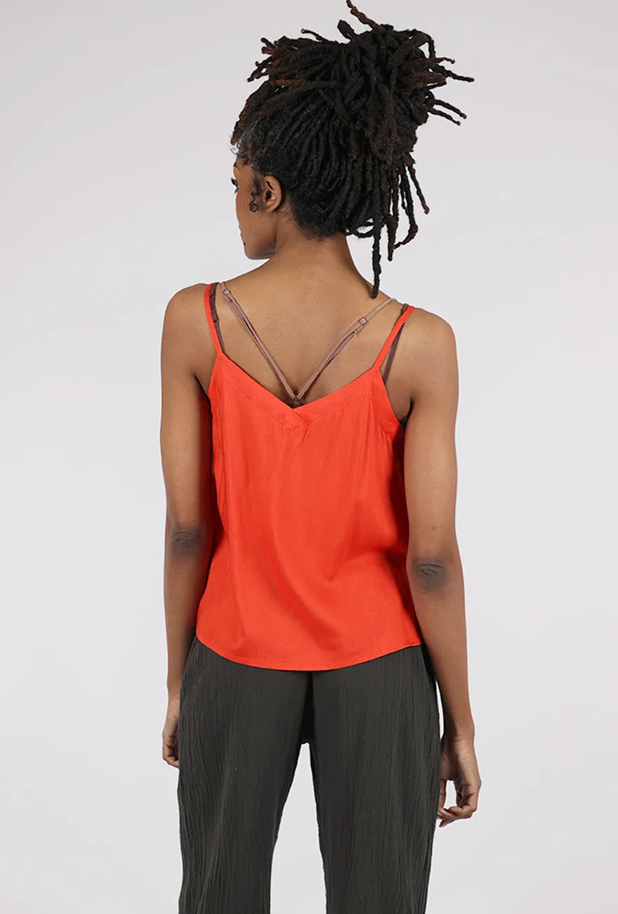 Great Fit Double V Tank, Orange