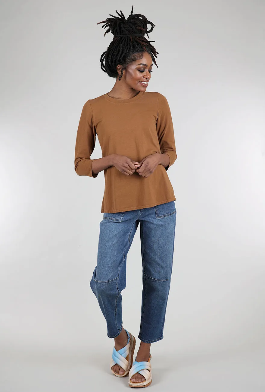 Great quality CA Fitted Tee, Camel