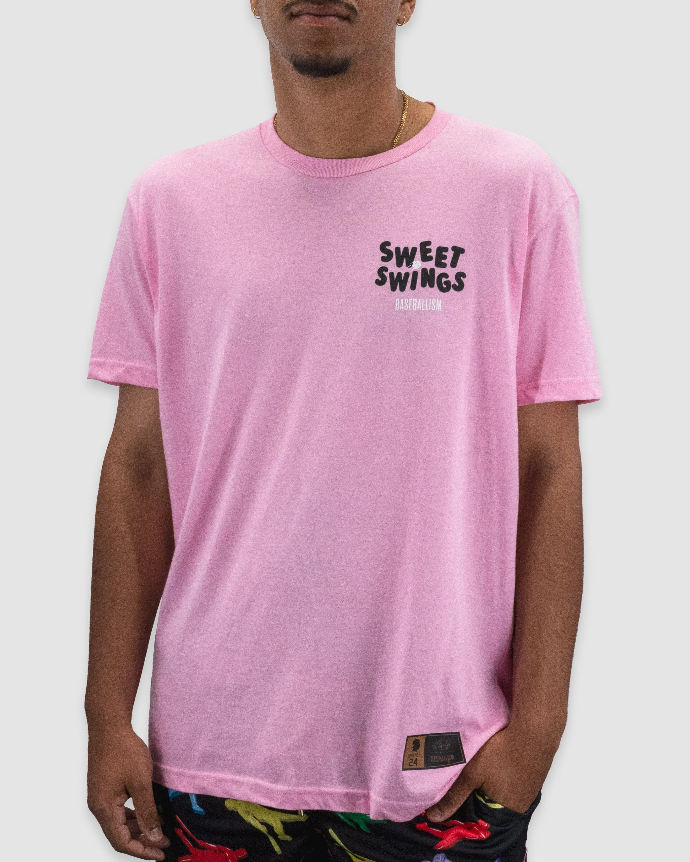 Griffey Jr. Sweet Swings Gummy Candy T-Shirt - Pink Classic Fit