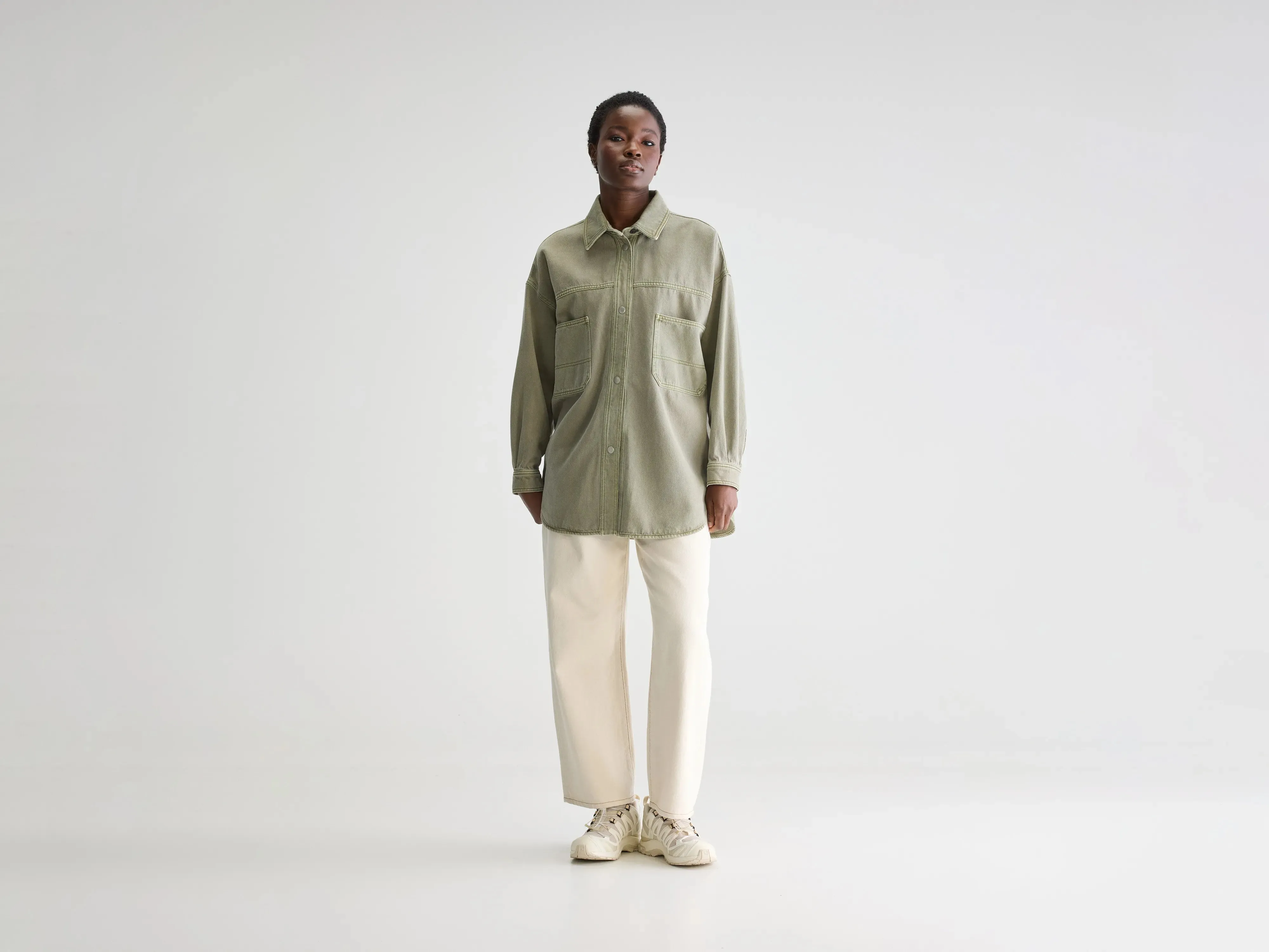 Runway Inspired Reflective Bands Guru overshirt (251 / W / SCOUT)