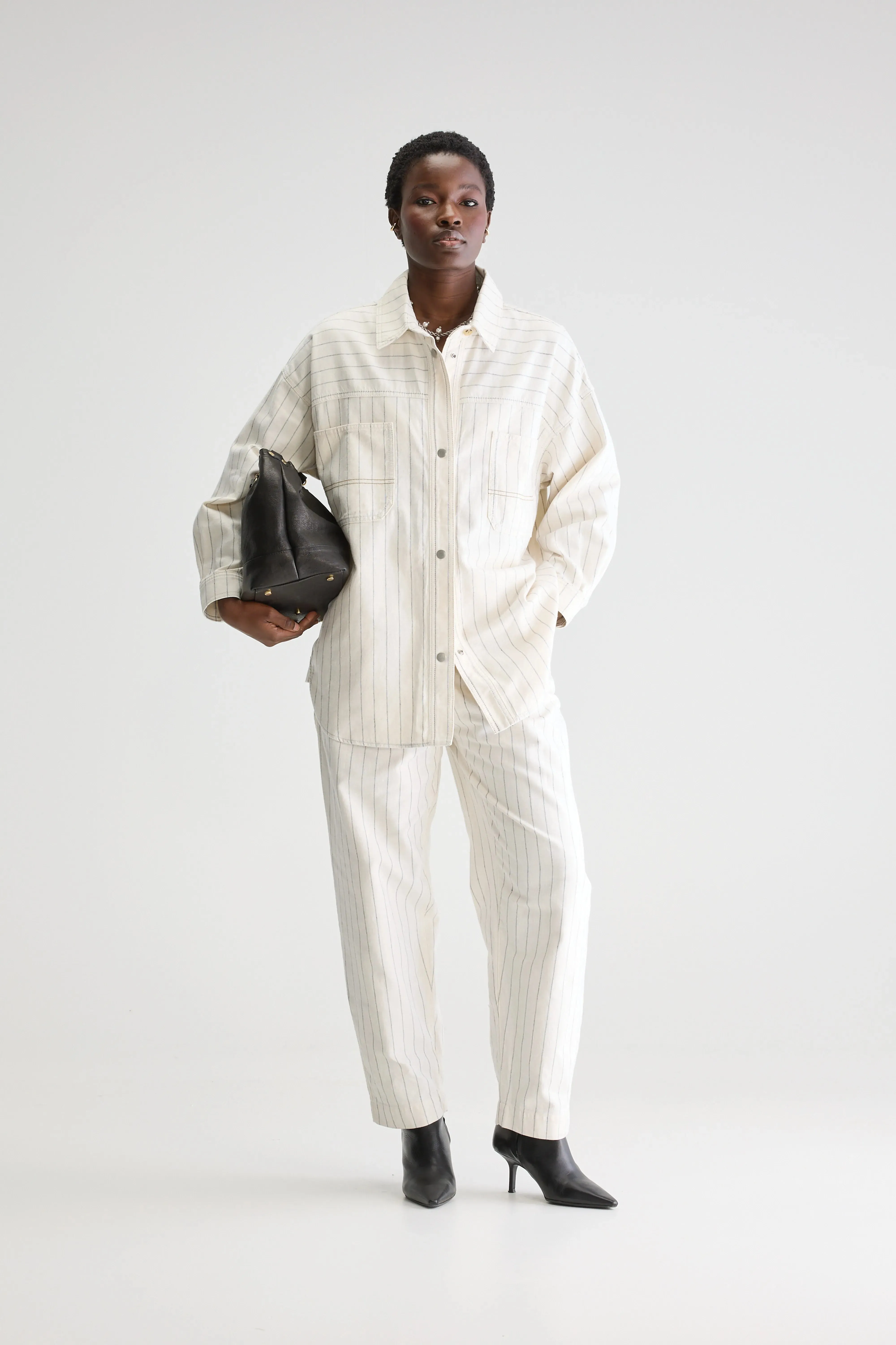 Guru overshirt (251 / W / STRIPE A) Versatile Fit Style