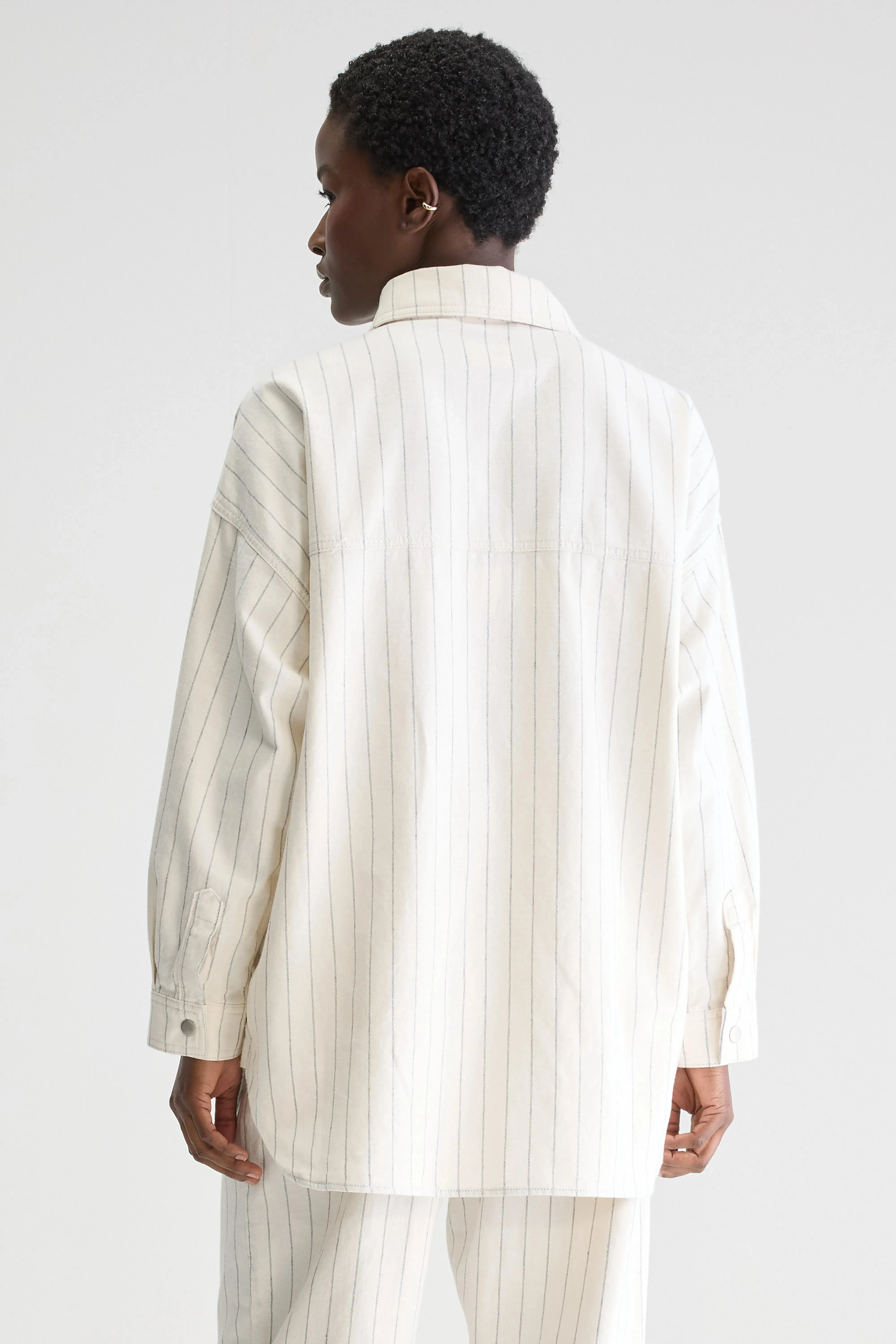 Guru overshirt (251 / W / STRIPE A) Versatile Fit Style