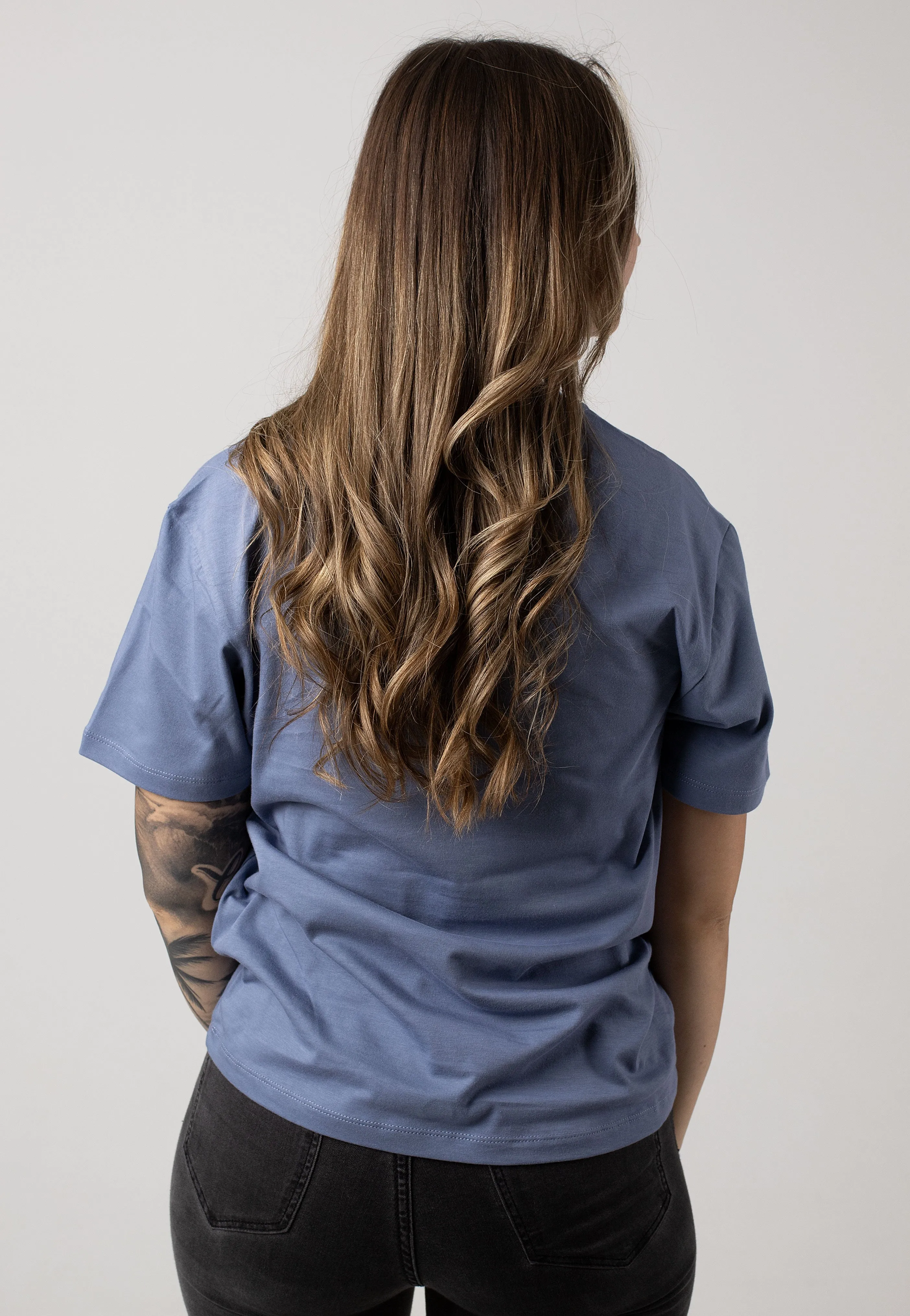 Halloween - spooky Carhartt WIP - W' Casey Bay Blue/Silver - T-Shirt
