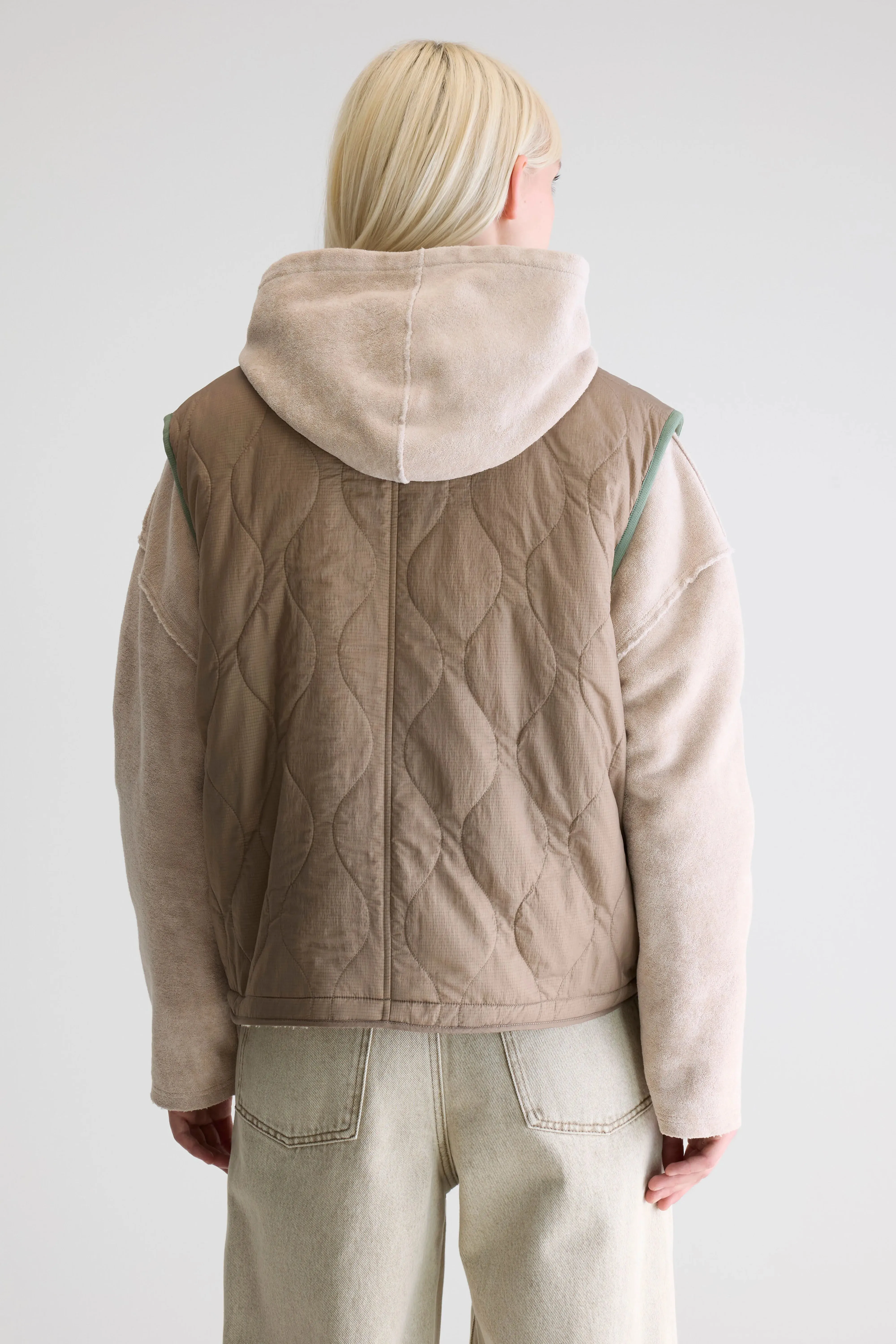 Hamilton sleeveless jacket (252 / W / PEEL) Easy City Essential