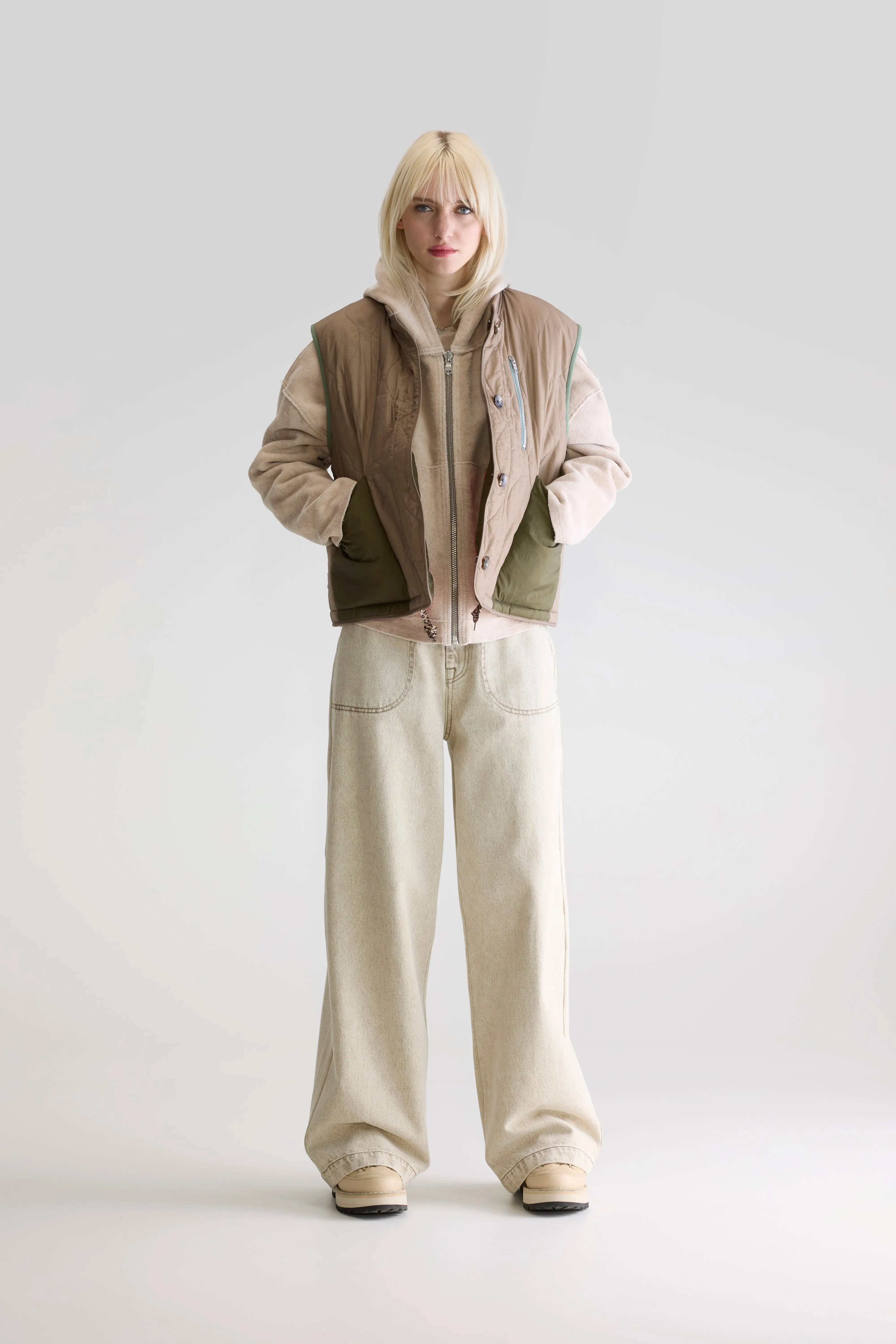 Hamilton sleeveless jacket (252 / W / PEEL) Easy City Essential