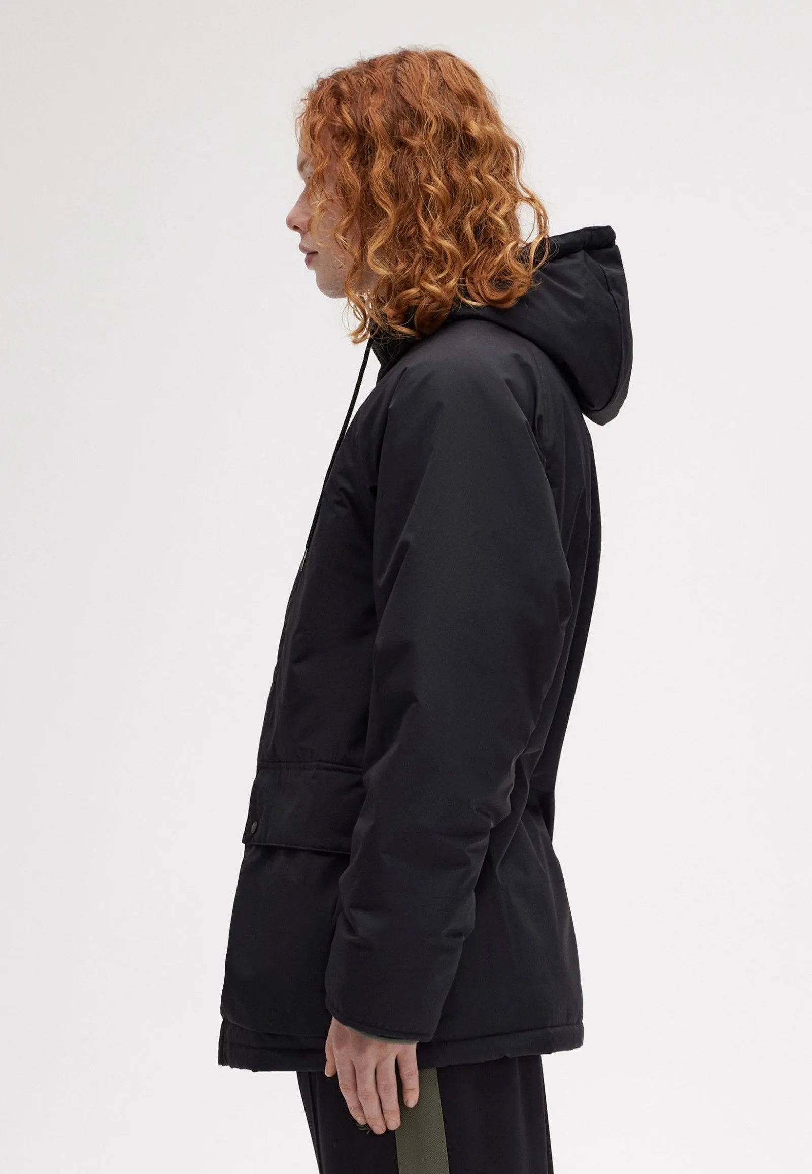hand - washable Fred Perry - Padded Zip Through Black - Jacket