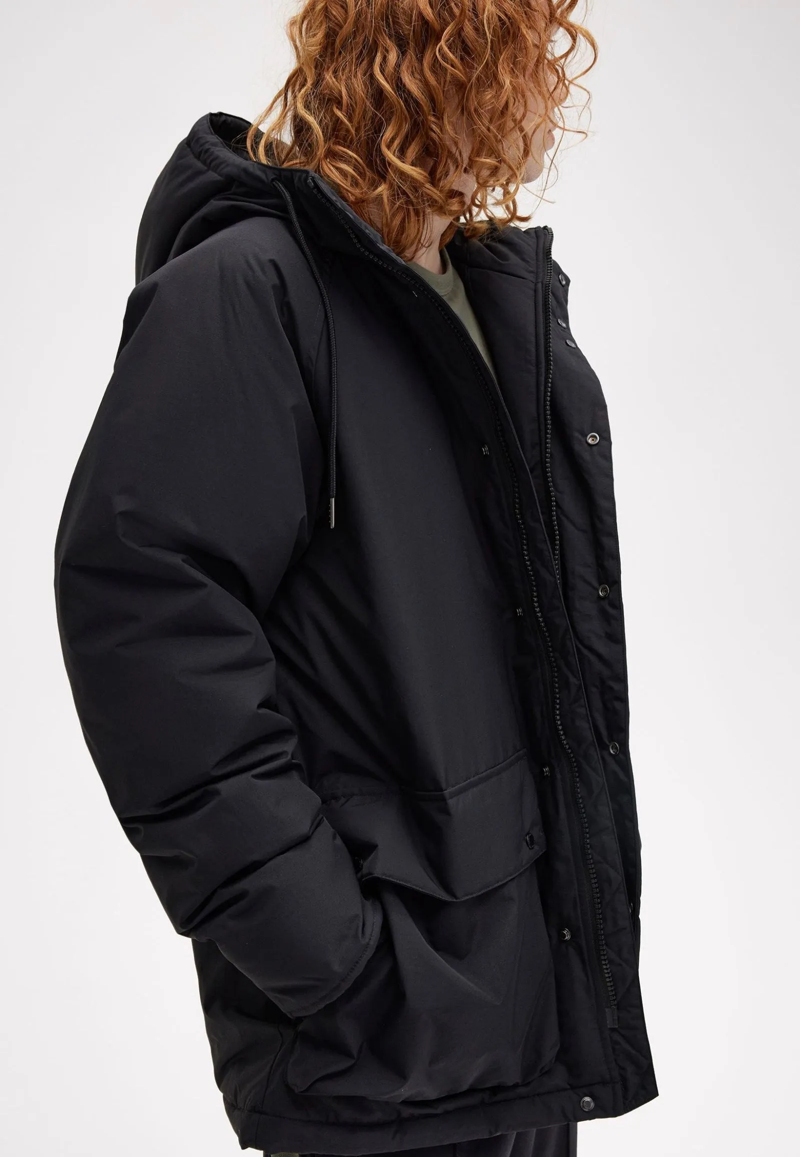 hand - washable Fred Perry - Padded Zip Through Black - Jacket