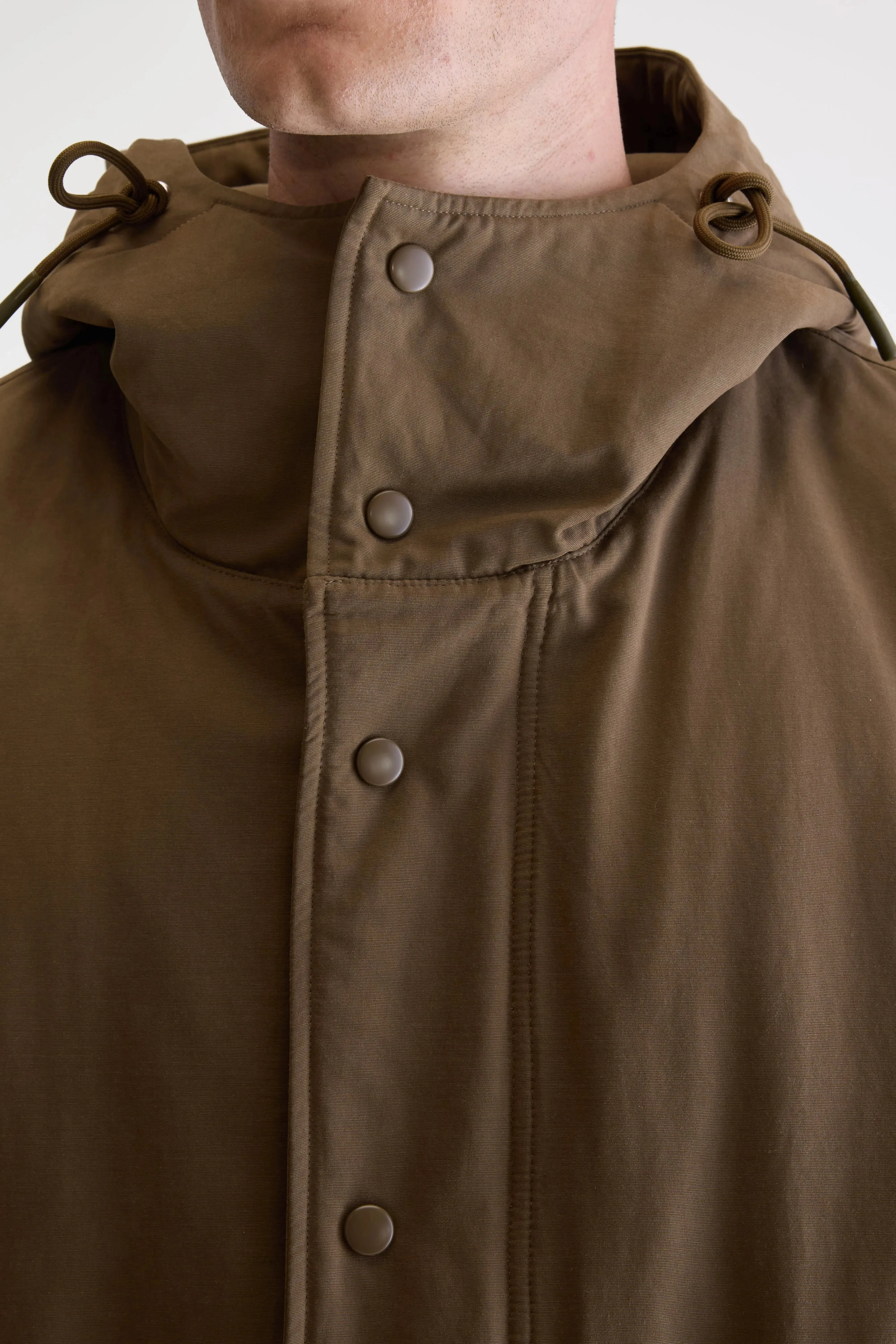 Hanson hooded parka (252 / M / OLIVE NIGHT) Fit That Moves