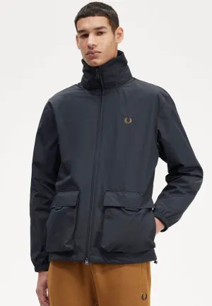 Dry clean only Fred Perry - Patch Pocket Zip Through Navy - Jacket