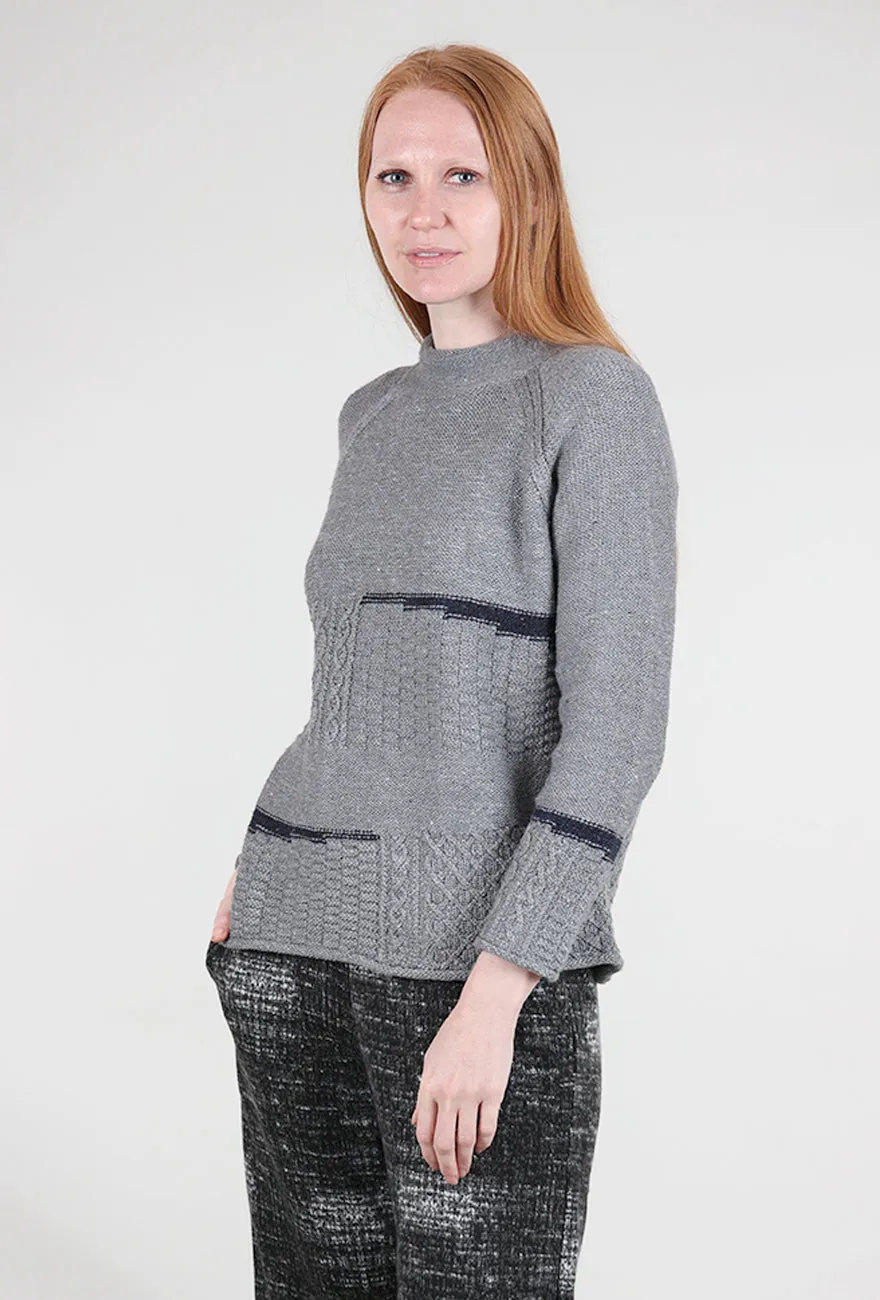 Harvest Sweater, Iron Blend Comfortable
