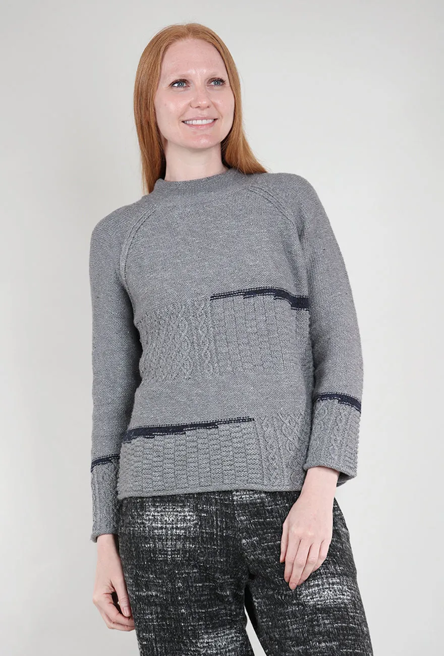 Harvest Sweater, Iron Blend Comfortable