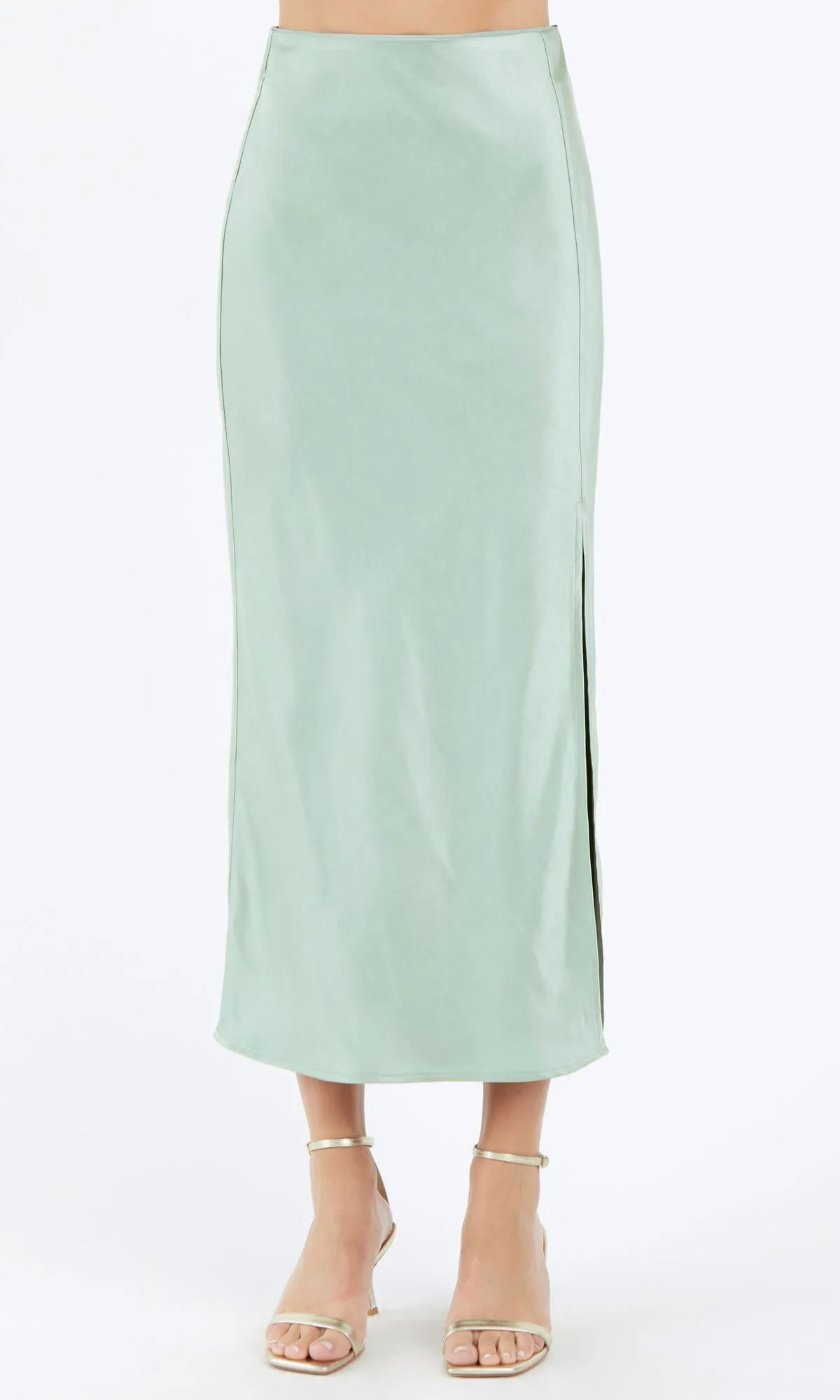 Hayek Slit Maxi Skirt Practical Design