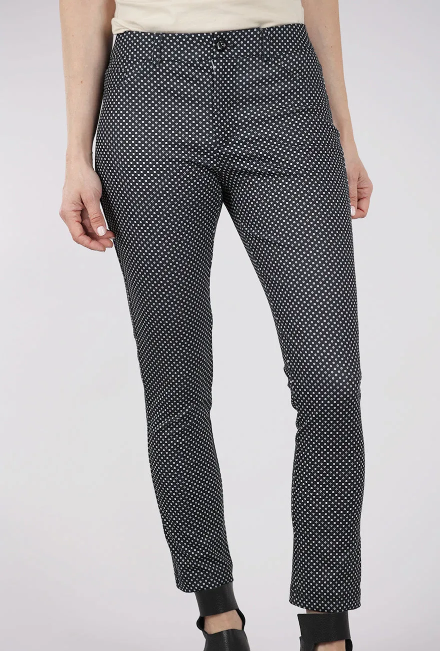 Hayes Crop Pant, Black Dot Comfortable Wear