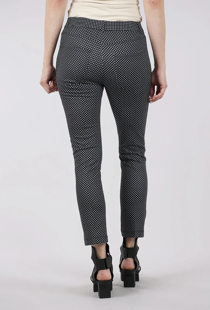 Hayes Crop Pant, Black Dot Comfortable Wear