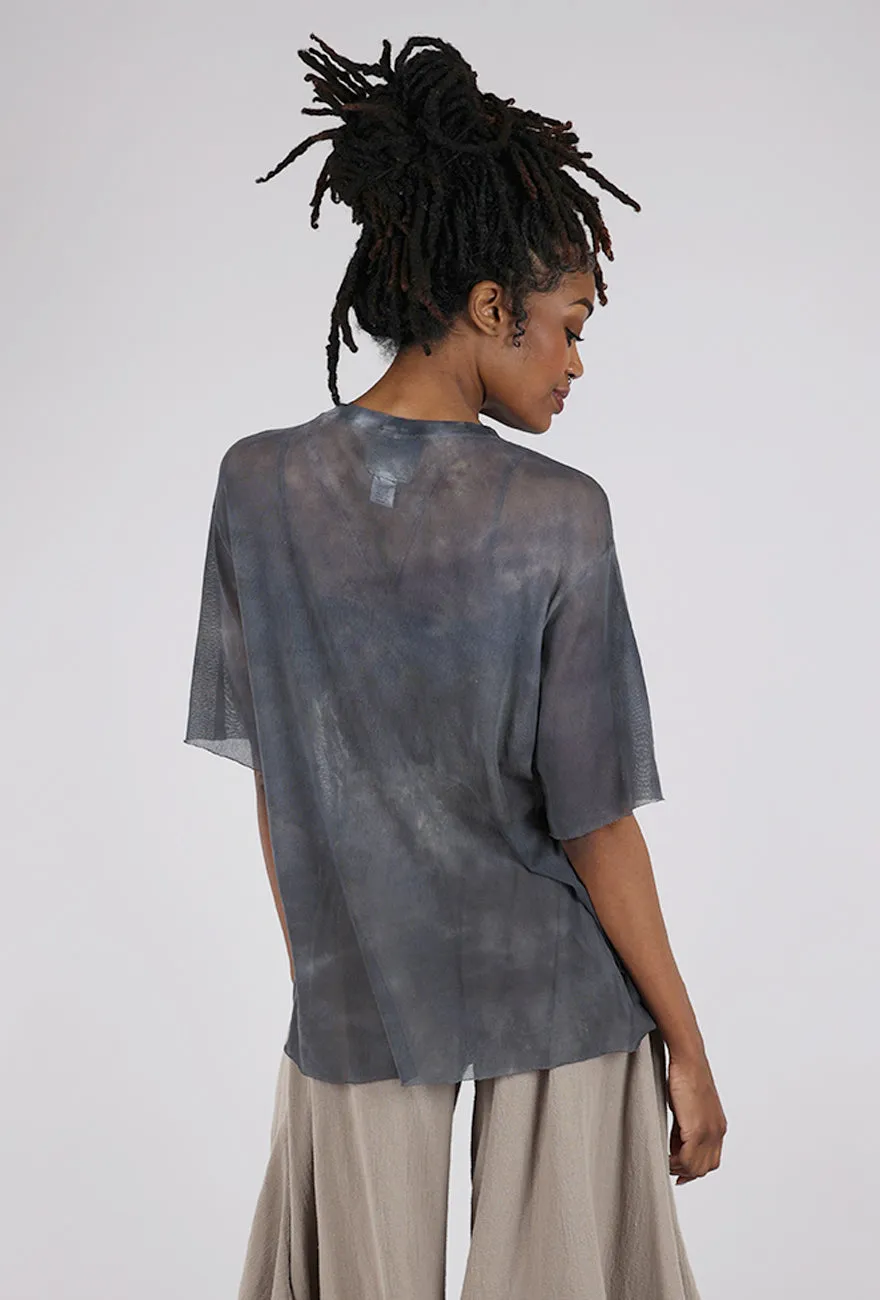 HB Mesh Tee, Gray Bright and Bold