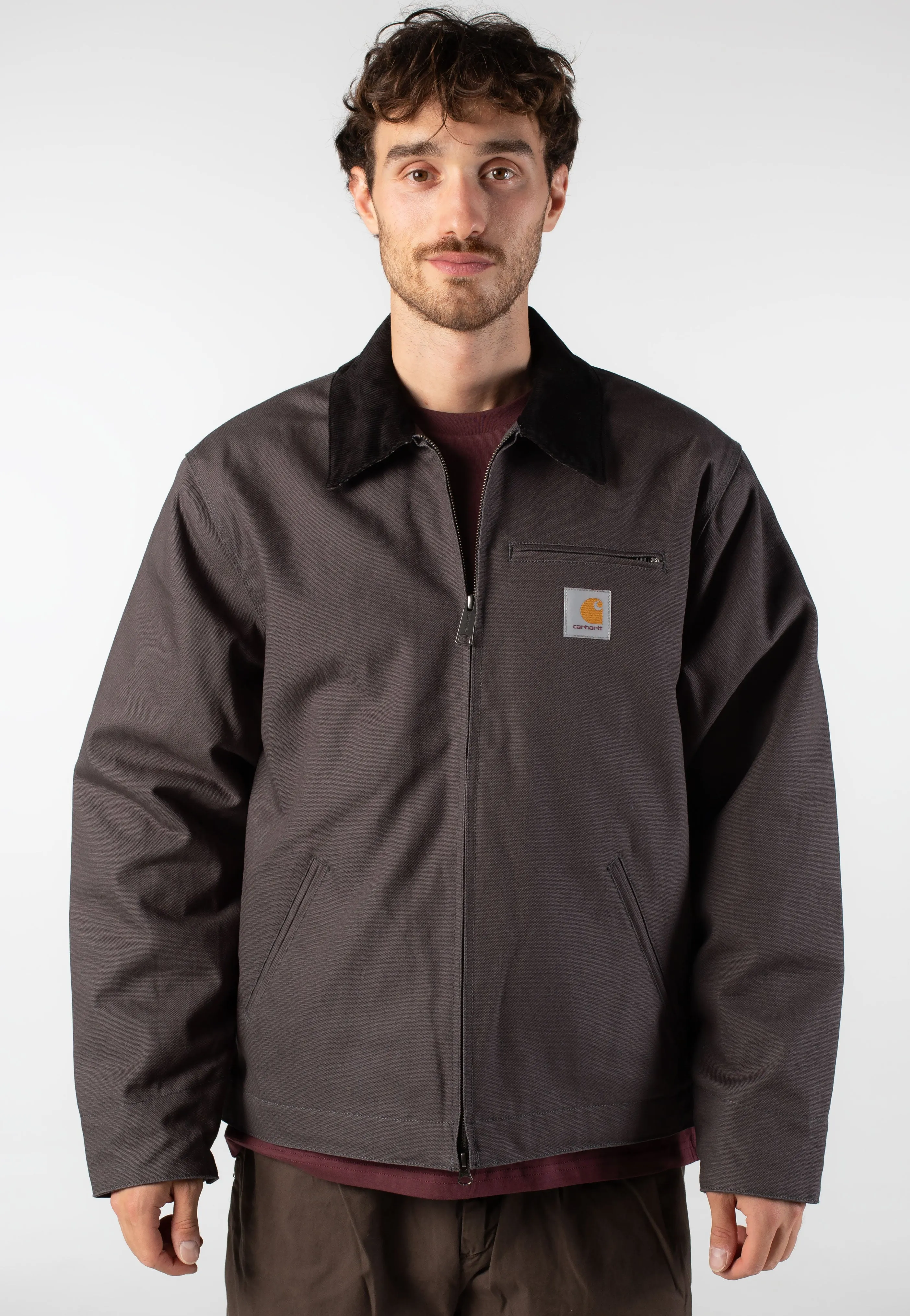 Heat Lock Carhartt WIP - Detroit Rigid Graphite/Black - Jacket