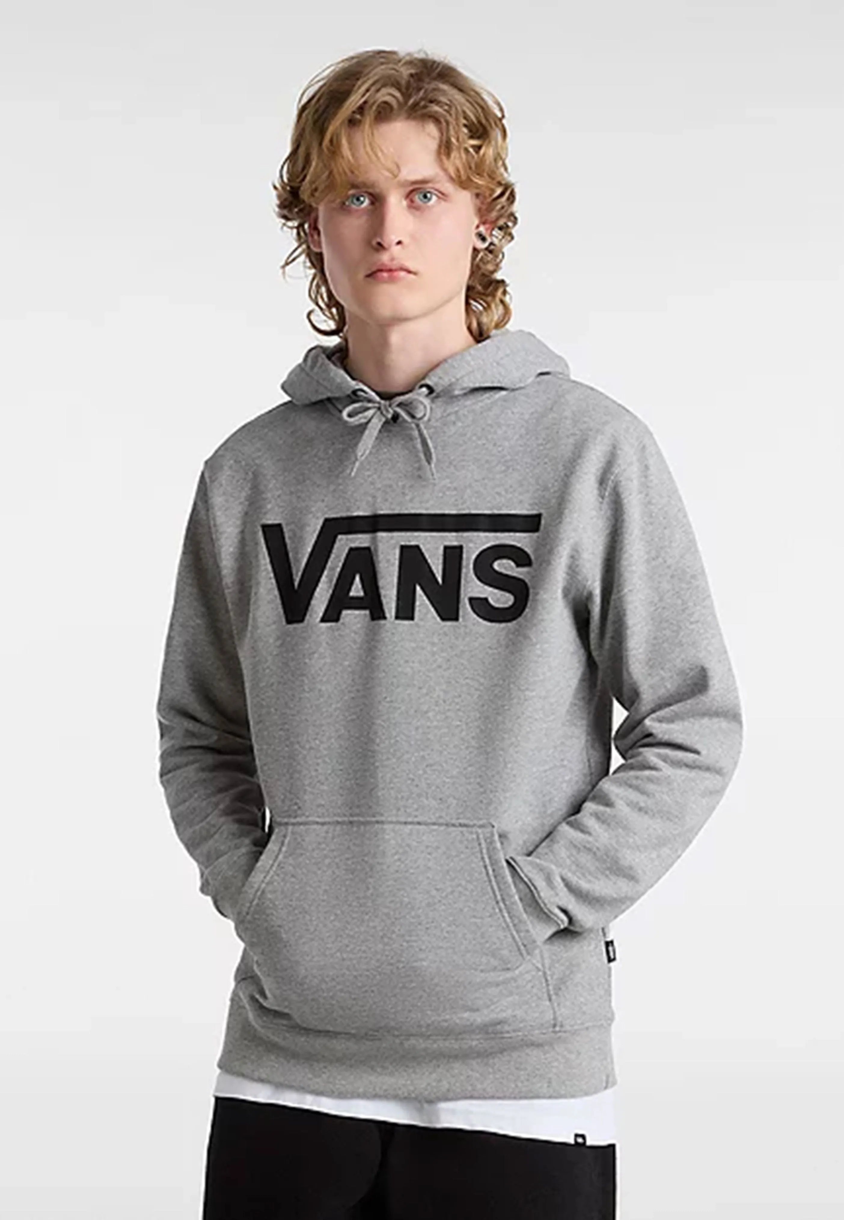 Floral Print Vans - Vans Classic II Cement Heather/Black - Hoodie