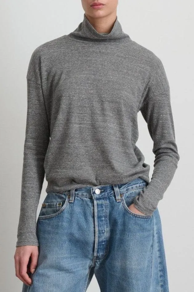 Heather Grey Turtleneck Soft Colors