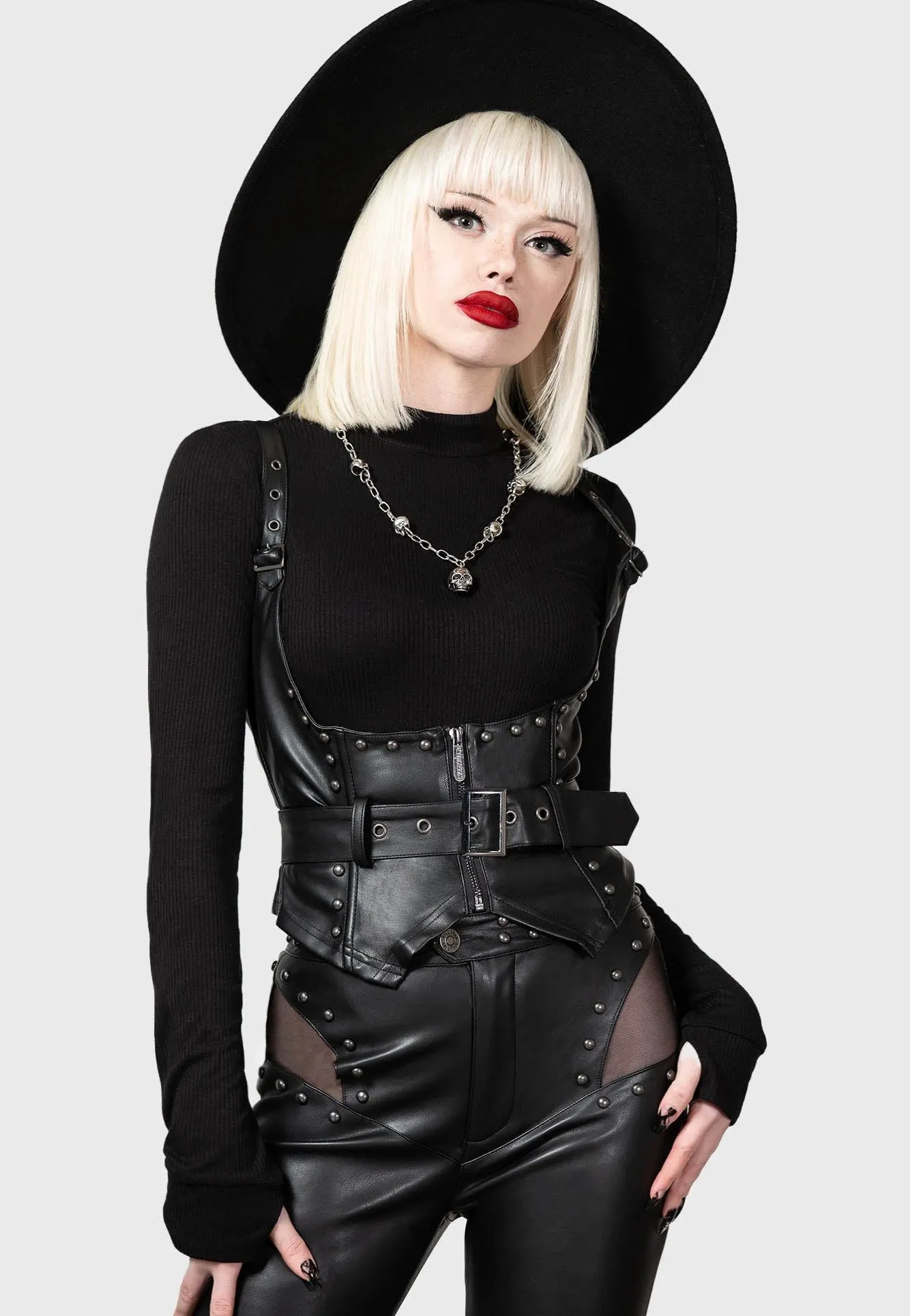 Heavy load capacity Killstar - Malapas Underbust Black - Corset