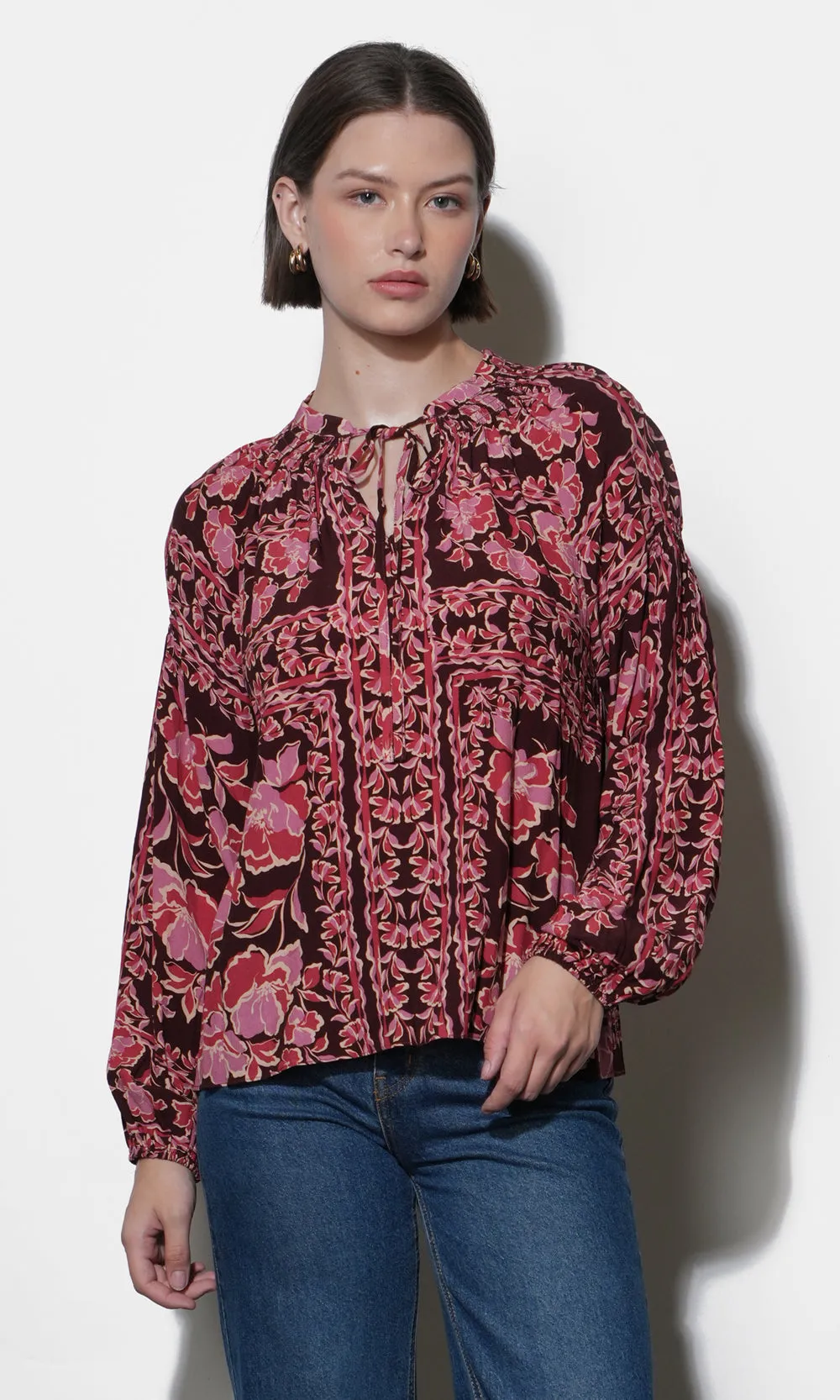 Hendrix Balloon Sleeve Blouse Fresh Style